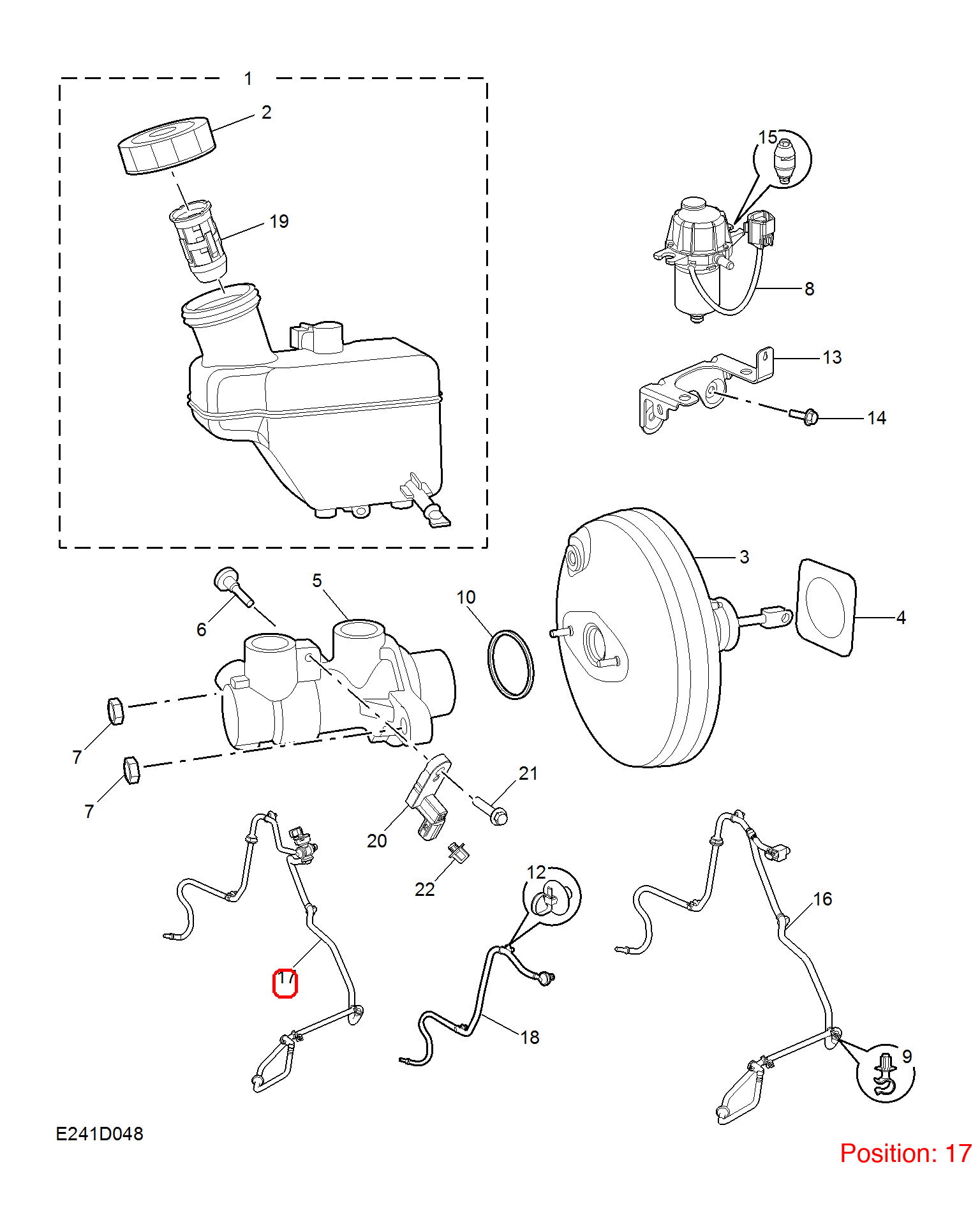 MG Brake vacuum hose OEM 10662506 FOR MG 10662506-MG_OEM