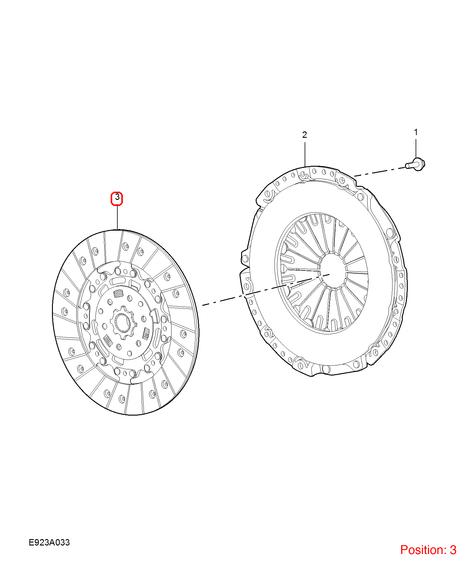 MG Clutch disc OEM 10663215 FOR MG 10663215-MG_OEM