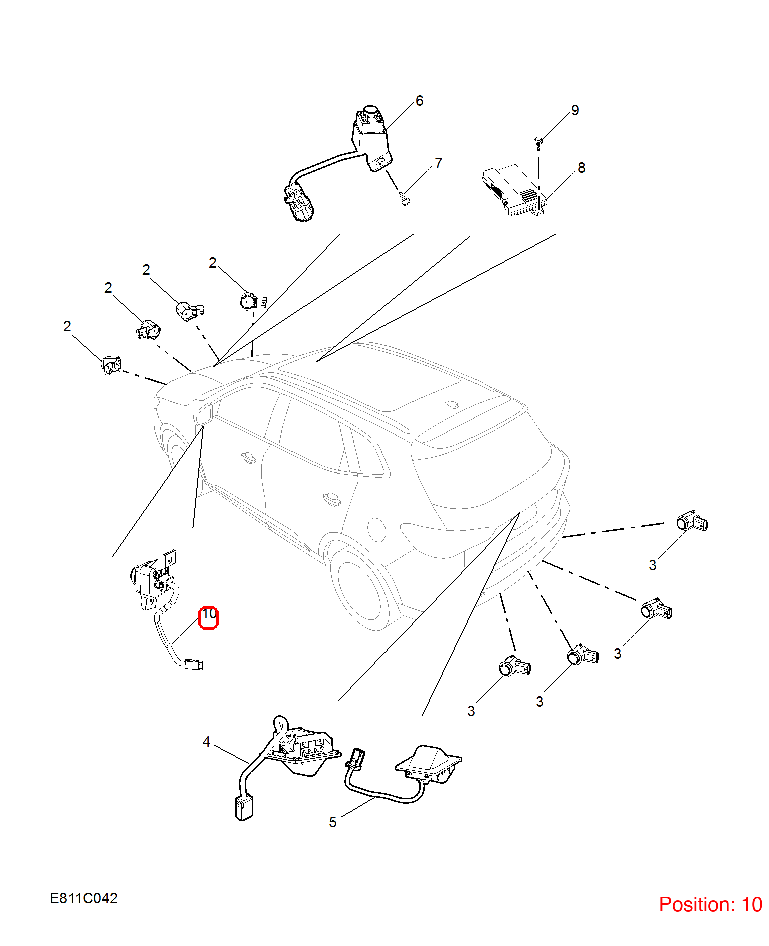 MG Camera OEM 10674740 FOR MG 10674740-MG_OEM