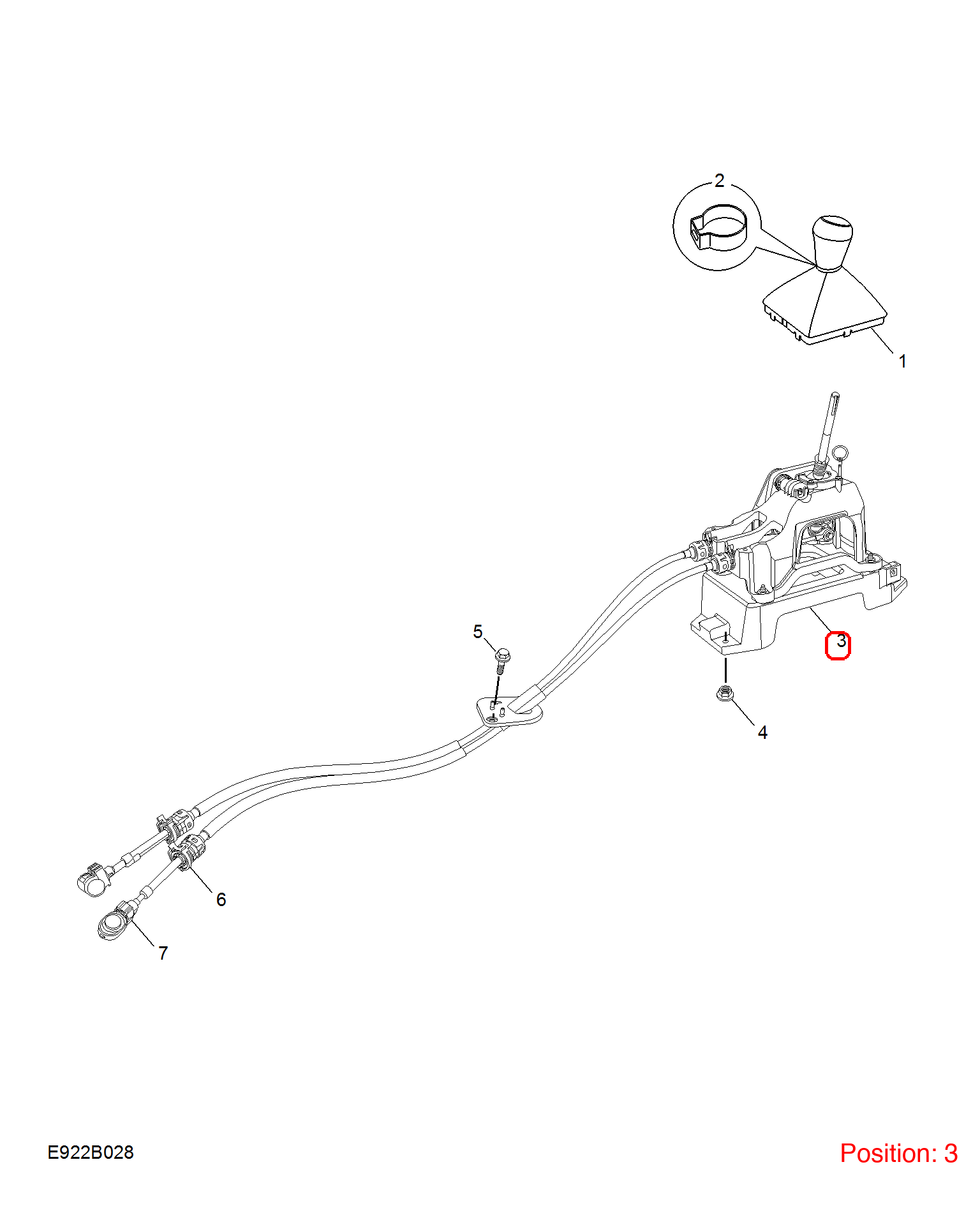 MG Gear shift lever OEM 10681851 FOR MG 10681851-MG_OEM