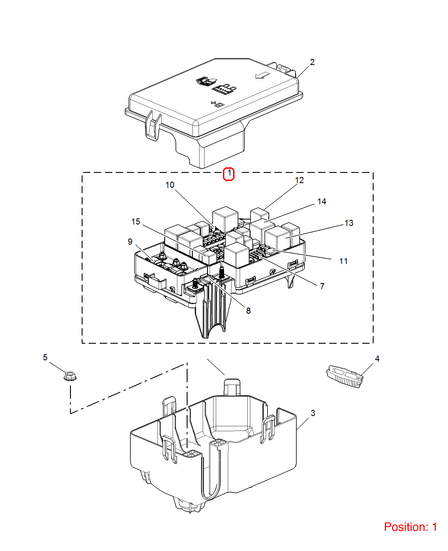 MG Fuse box OEM 10685094 FOR MG 10685094-MG_OEM