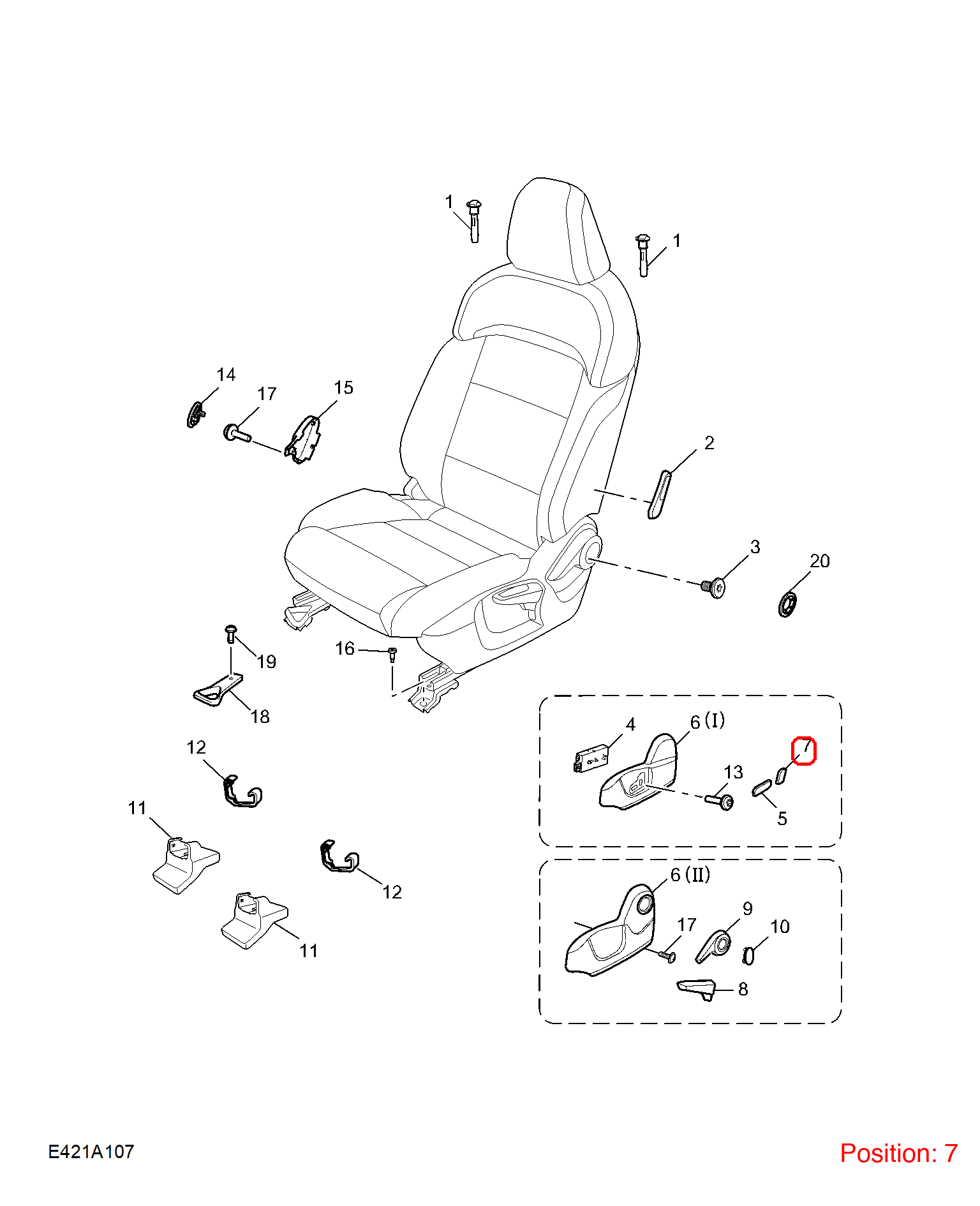 MG Switch button OEM 10686174PHD FOR MG5 MG 10686174PHD-MG_OEM
