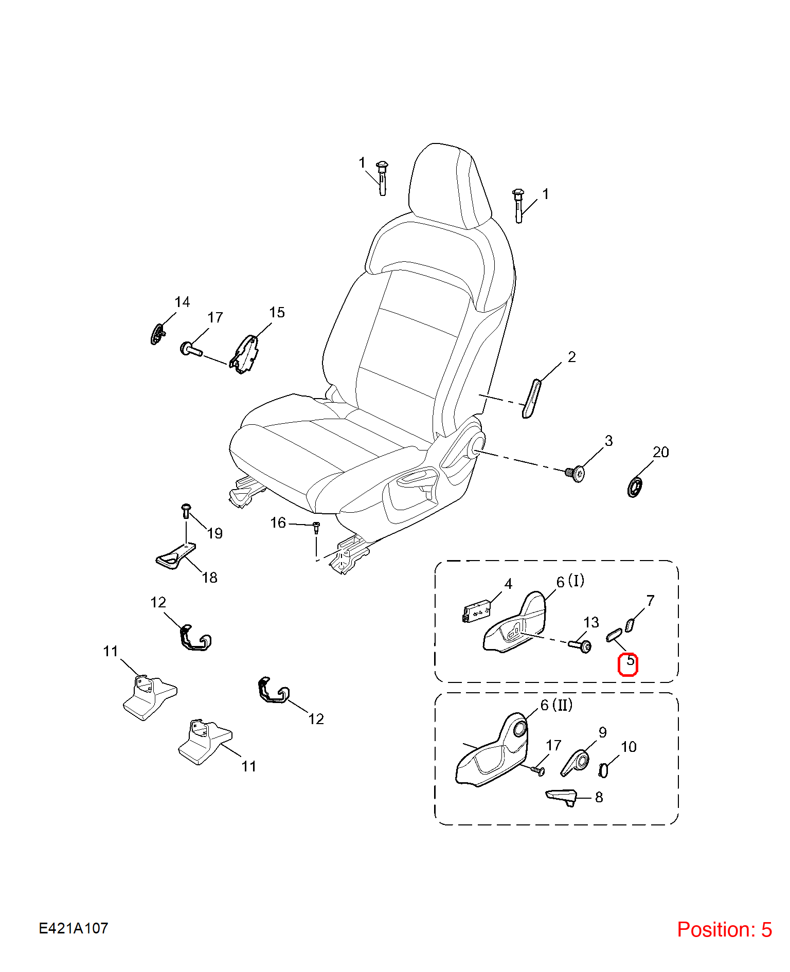 MG Switch button OEM 10686177PHD FOR MG5 MG 10686177PHD-MG_OEM