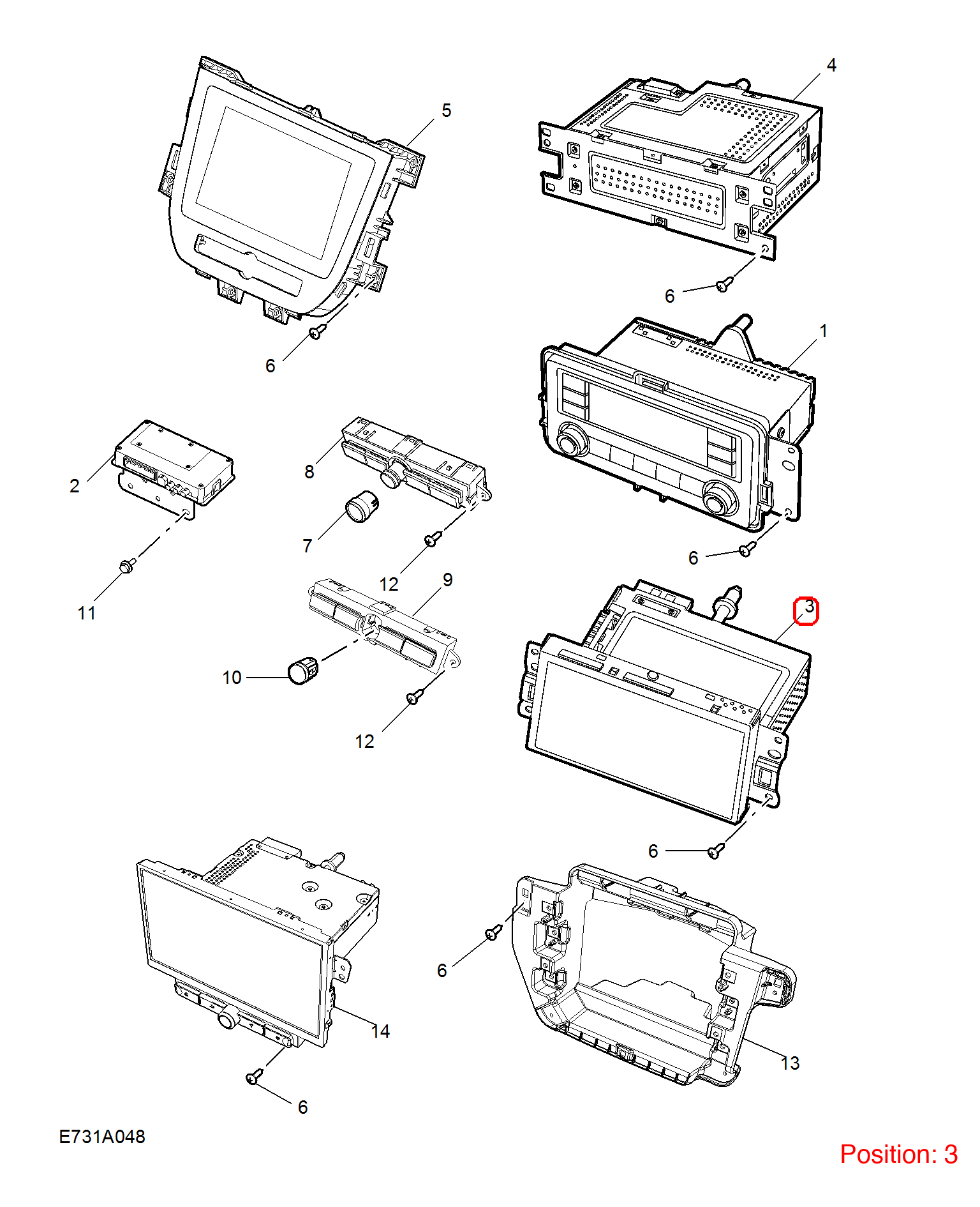 MG Multimedia player OEM 10686556 FOR MG 10686556-MG_OEM