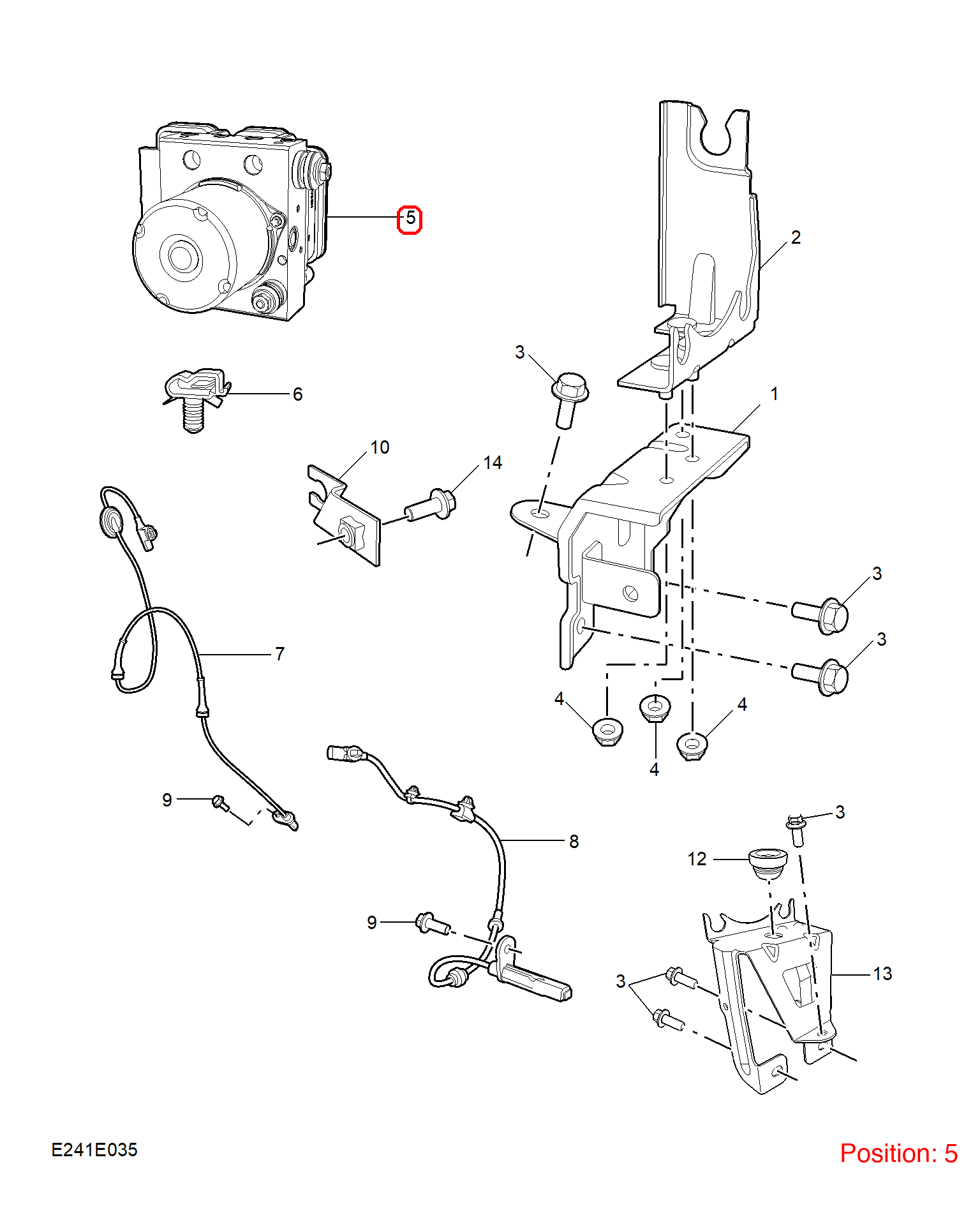 MG ABS pump OEM 10694553 FOR MG 10694553-MG_OEM