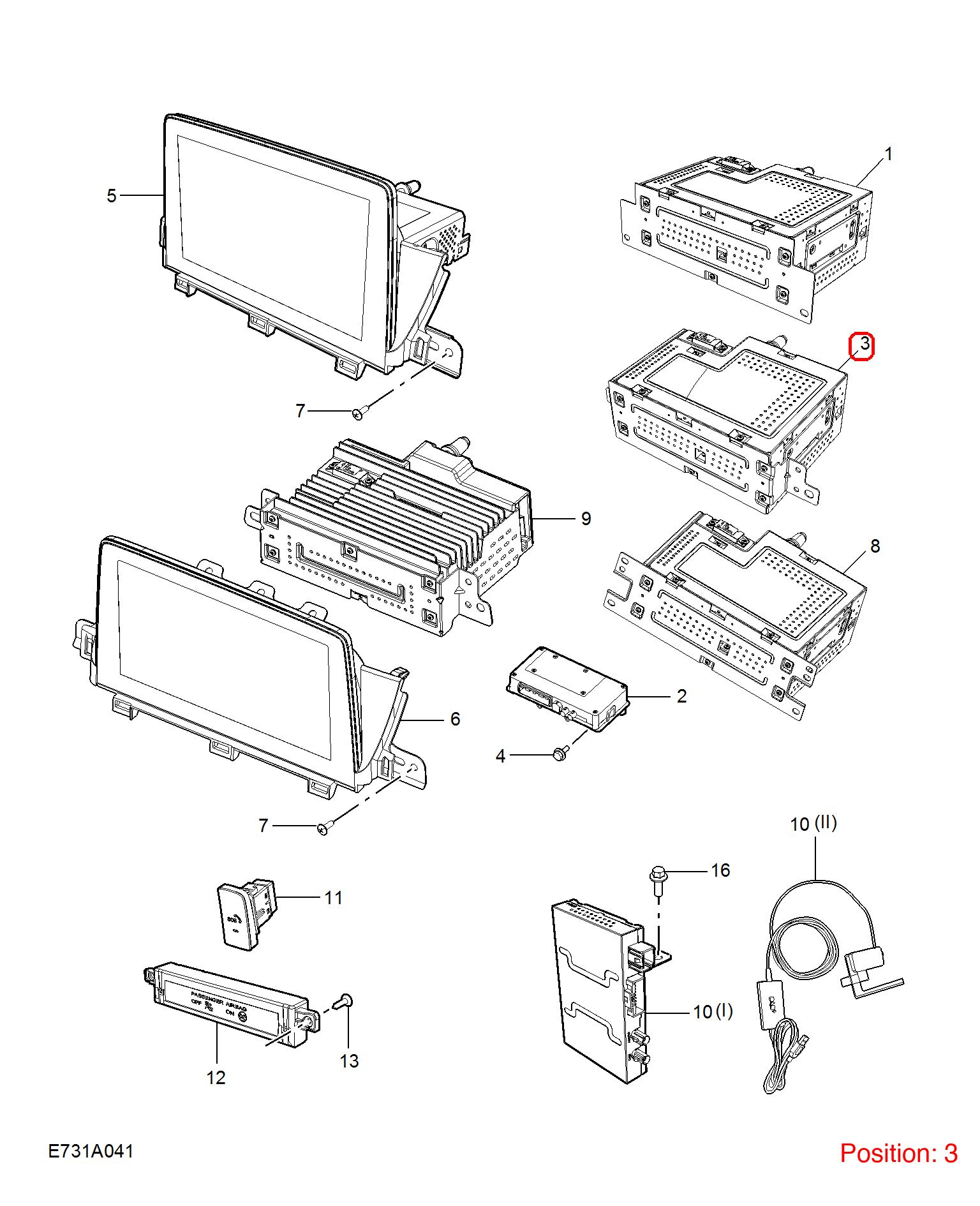 MG Navigation computer OEM 10694937 FOR MG 10694937-MG_OEM