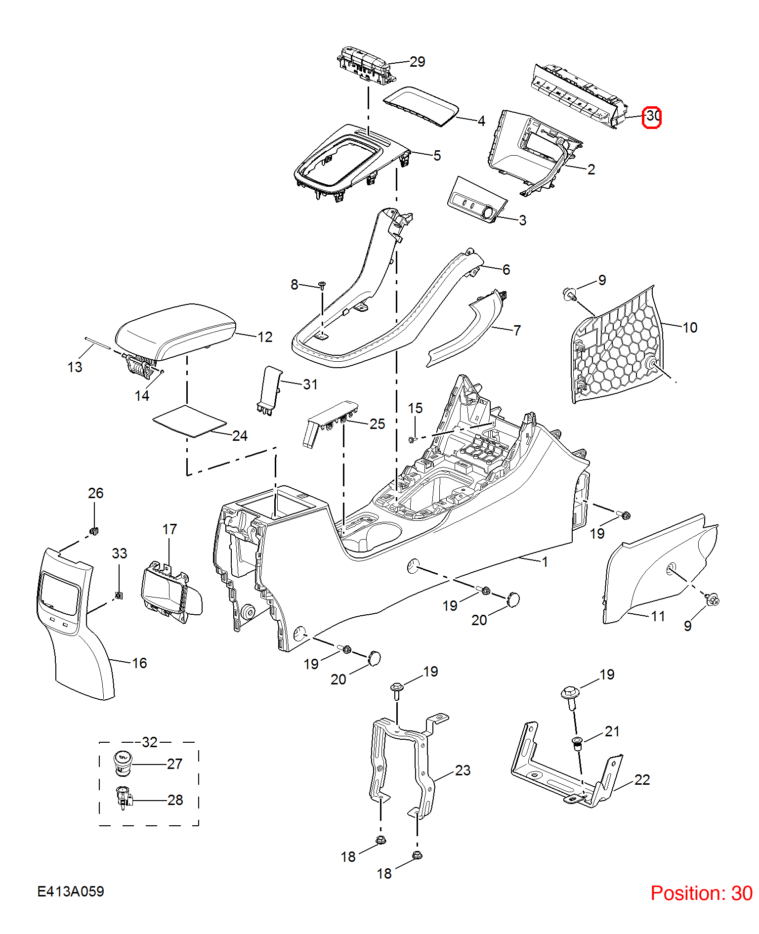 MG Multifunction switch OEM 10703154 FOR MG 10703154-MG_OEM