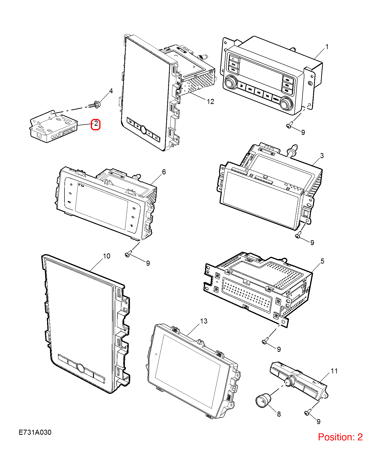 MG Communication computer OEM 10722394 FOR MG6 10722394-MG_OEM