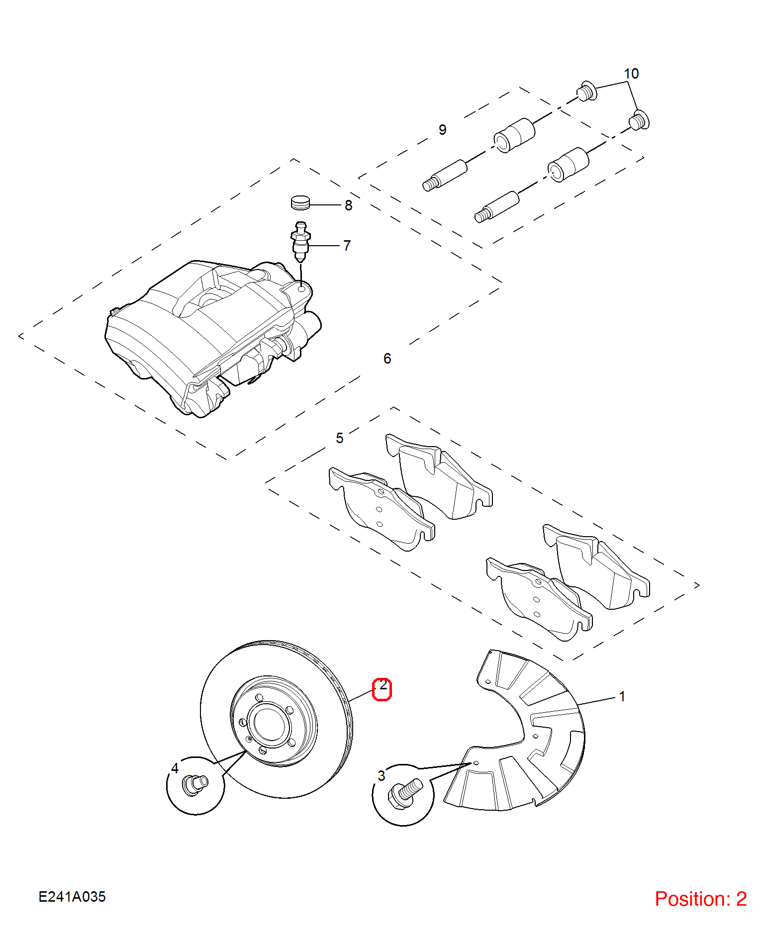 MG Brake disc OEM 10722871 FOR MG5 MG 10722871-MG_OEM