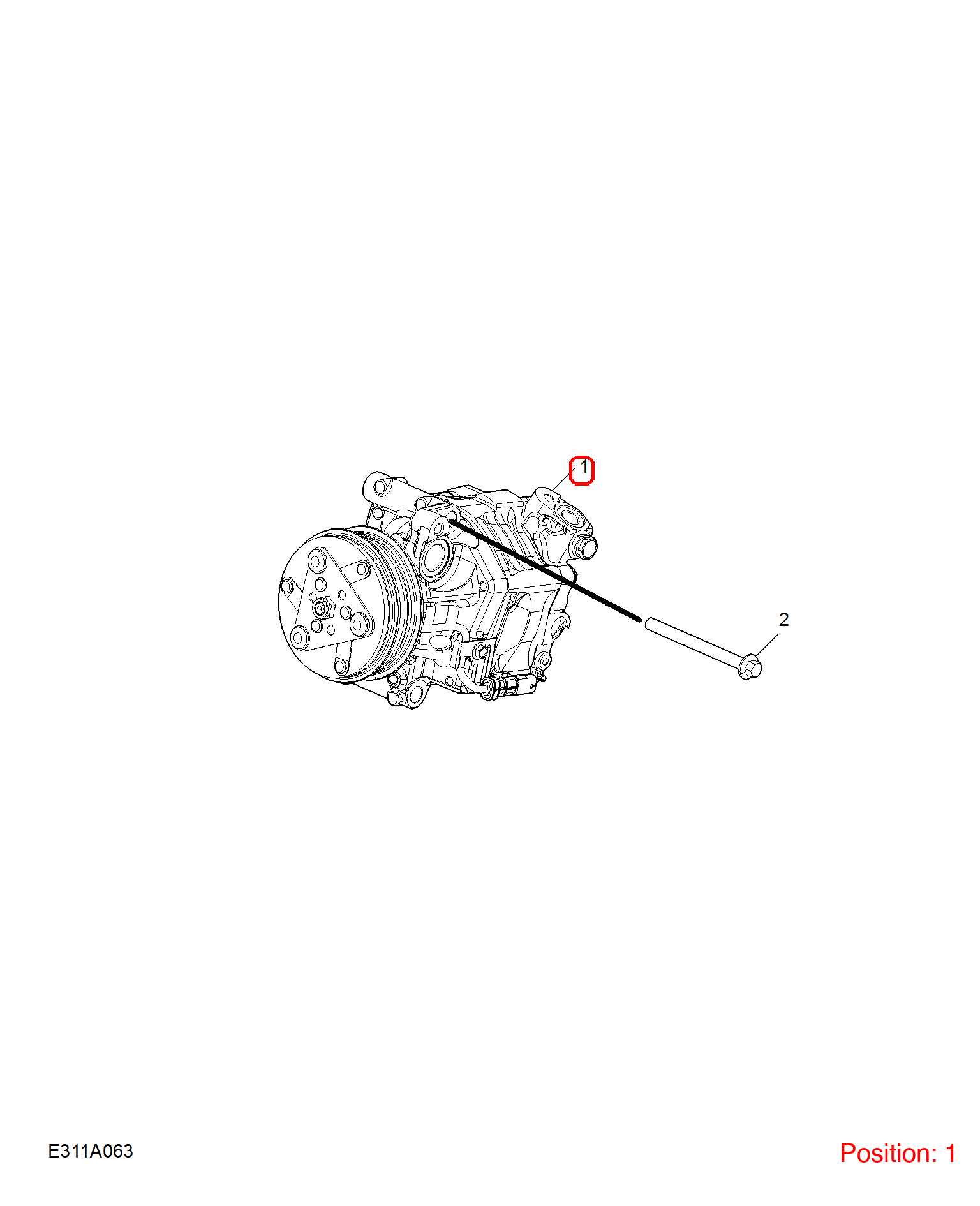 MG A/C Compressor OEM 10723610 FOR MG MG5 10723610-MG_OEM
