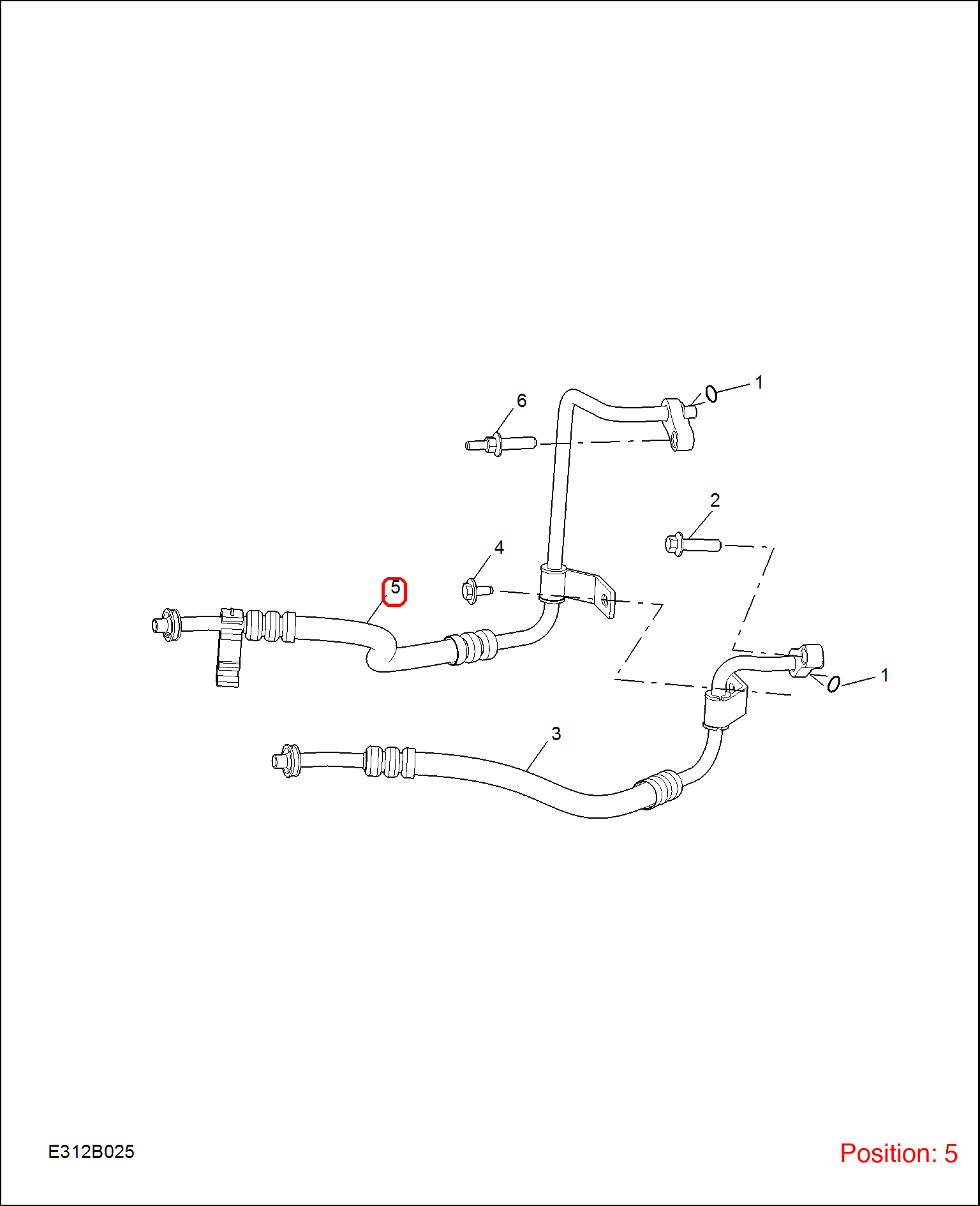 MG Transmission oil pipe OEM 10732478 FOR MG5 MG 10732478-MG_OEM