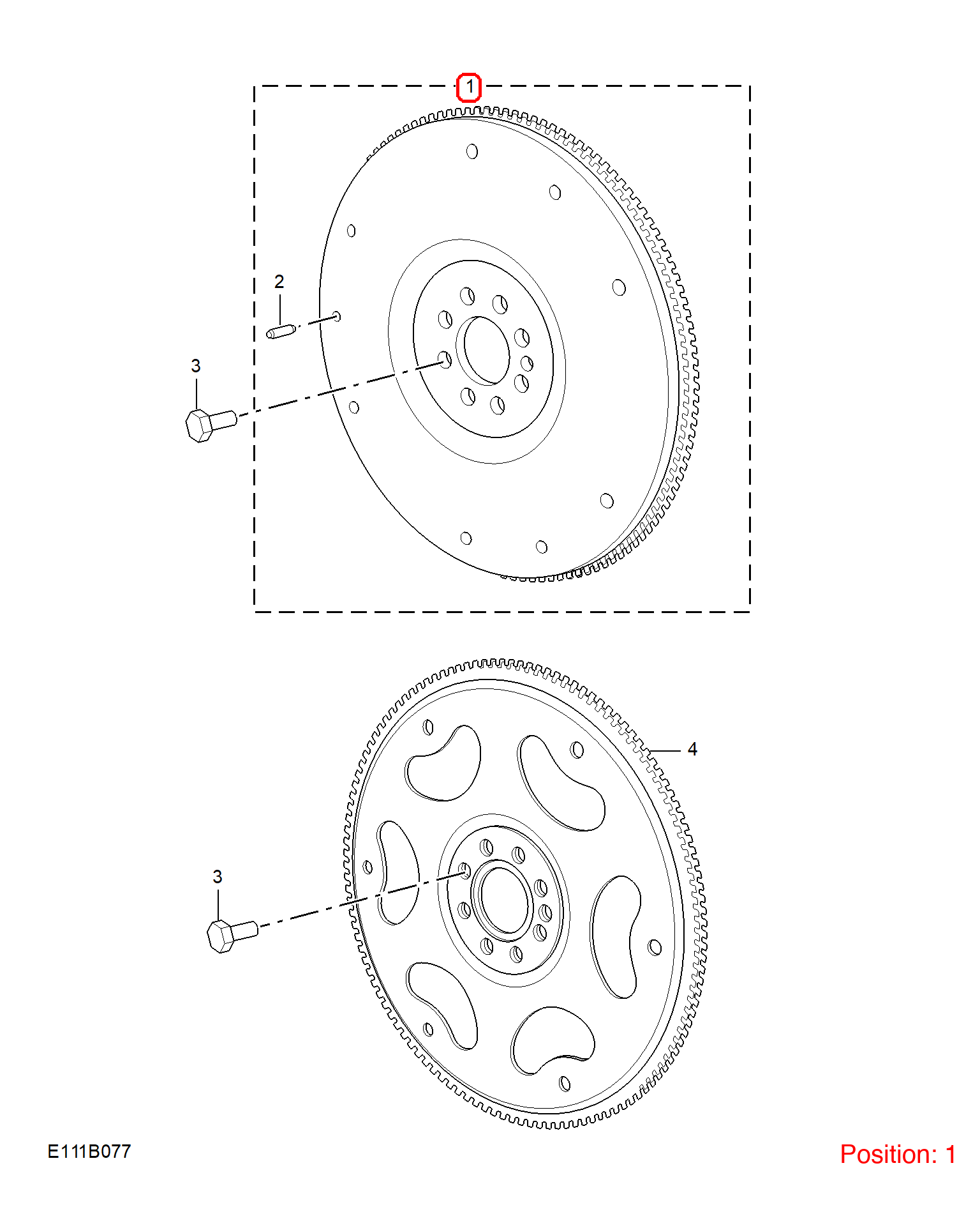 MG Flywheel OEM 10732777 FOR MG5 10732777-MG_OEM