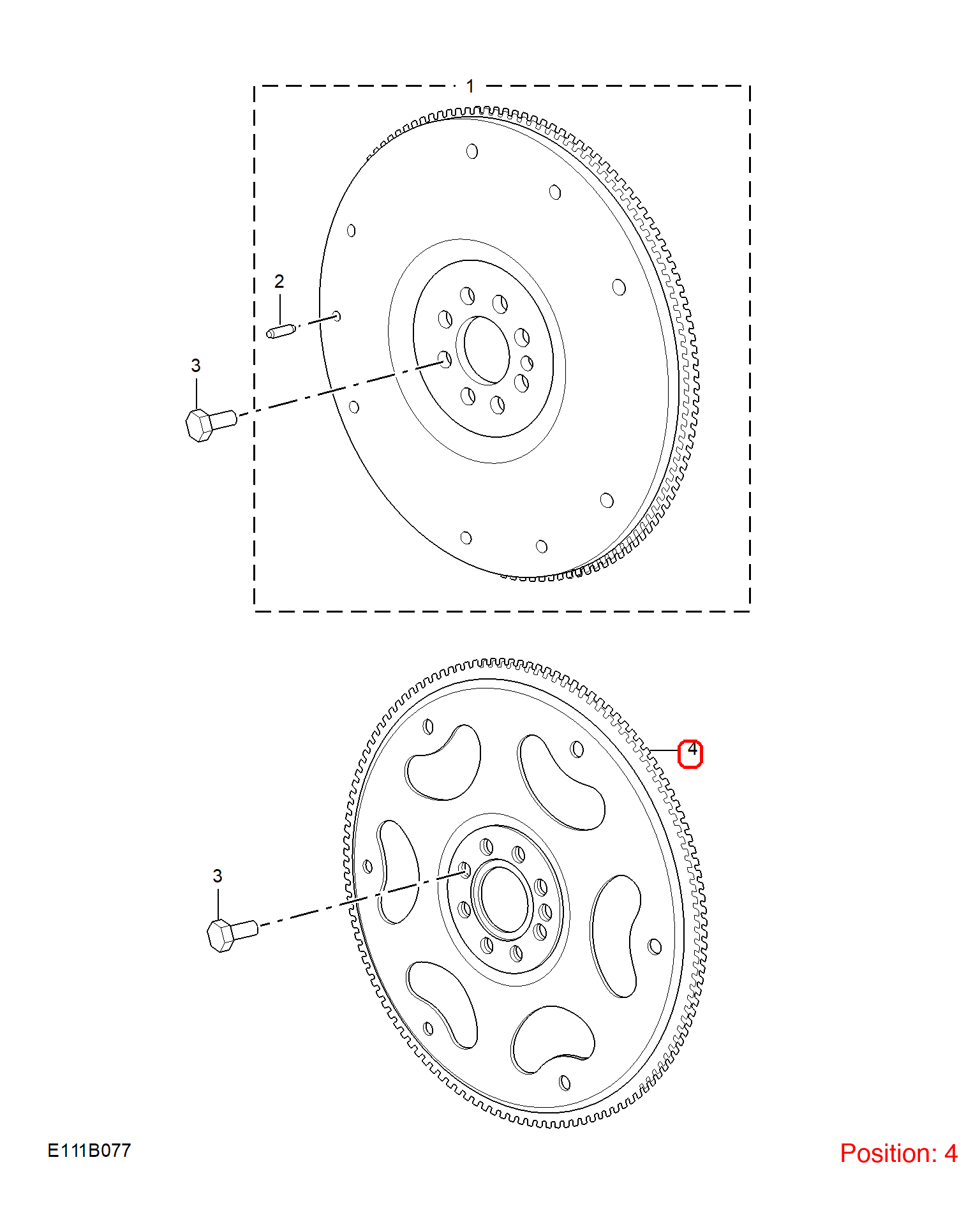 MG Flywheel OEM 10733477 FOR MG5 10733477-MG_OEM