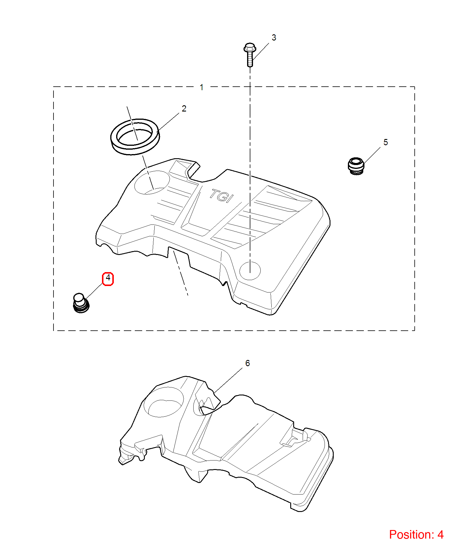 MG Rubber pad OEM 10733919 FOR RX5 MG MG5 MG6 10733919-MG_OEM