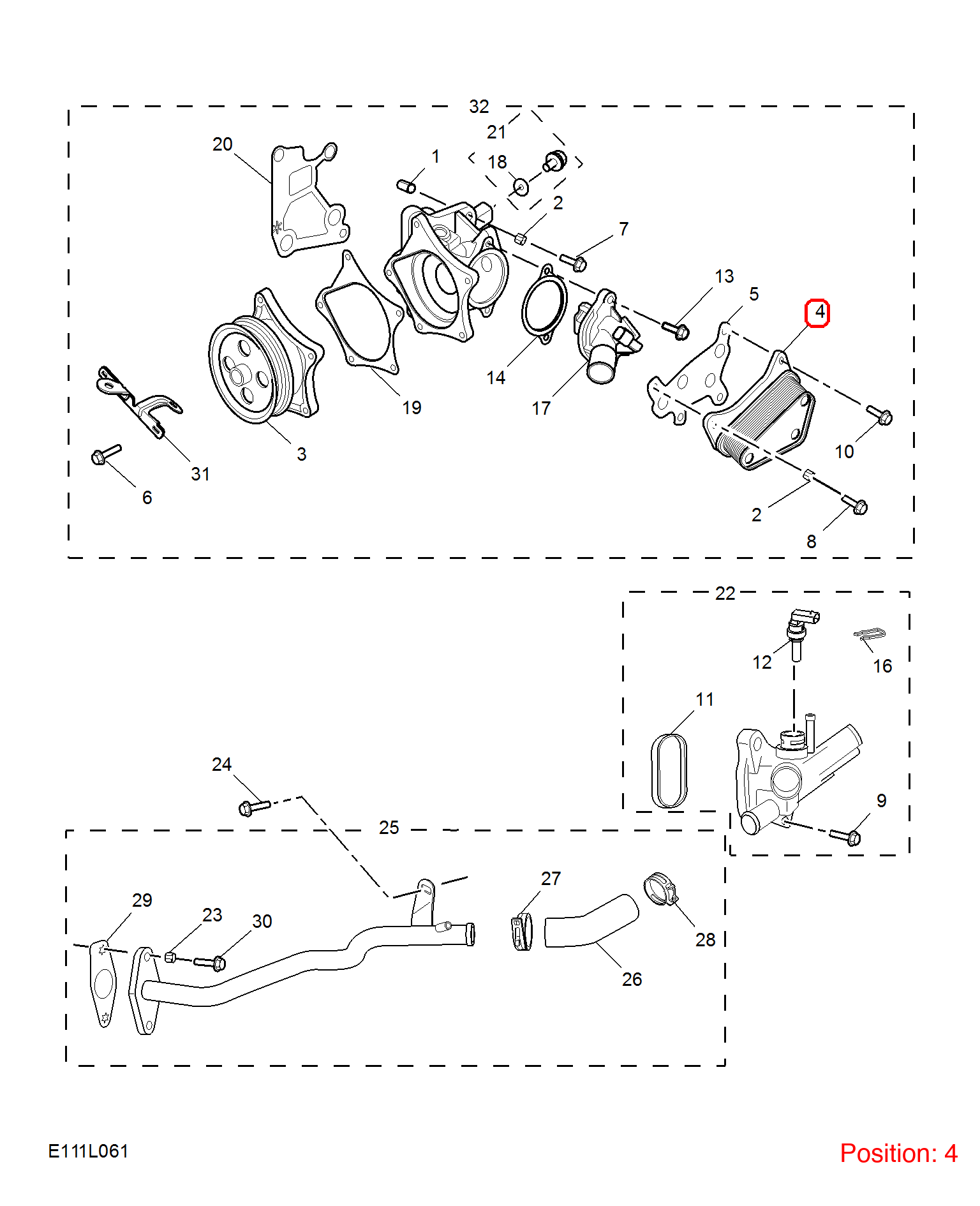 MG Oil cooler OEM 10736729 FOR MG MG5 10736729-MG_OEM