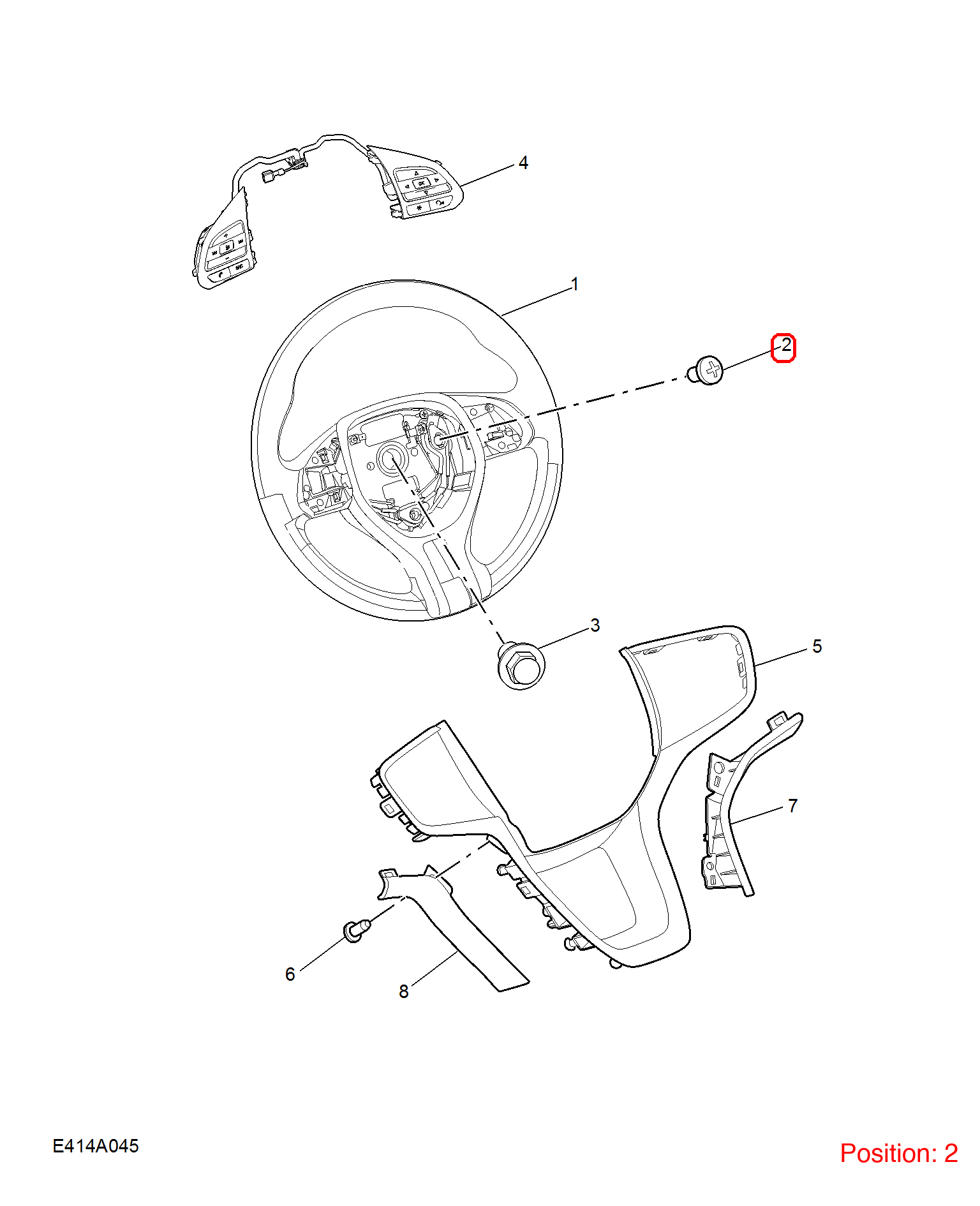 MG Screw OEM 10742469 FOR MG5 10742469-MG_OEM