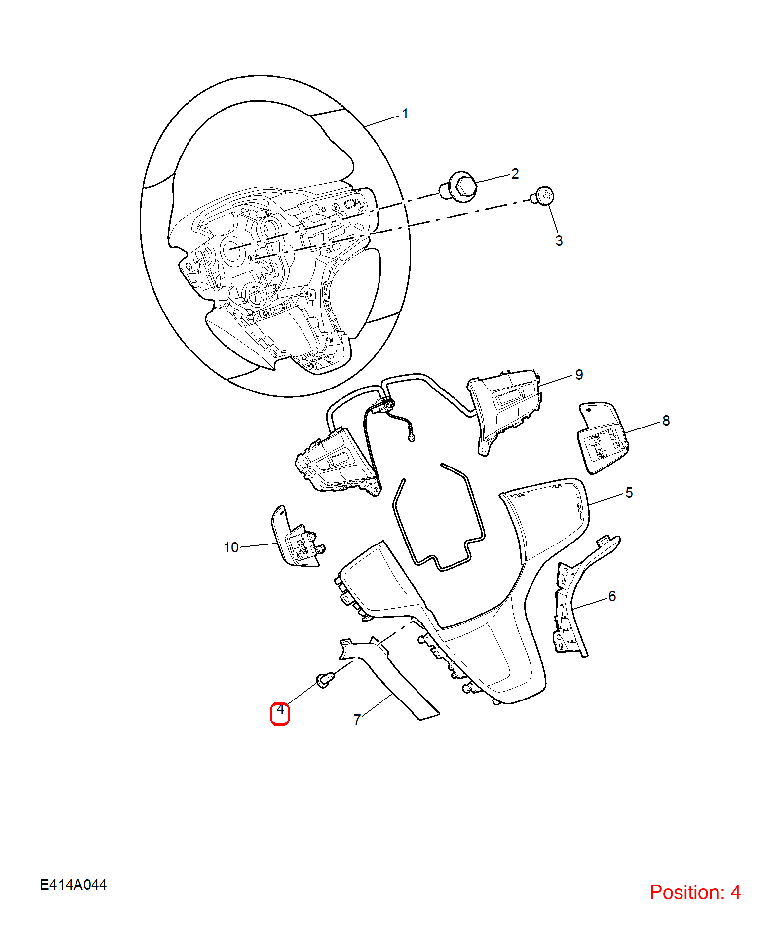 MG Screw OEM 10742470 FOR MG5 MG 10742470-MG_OEM