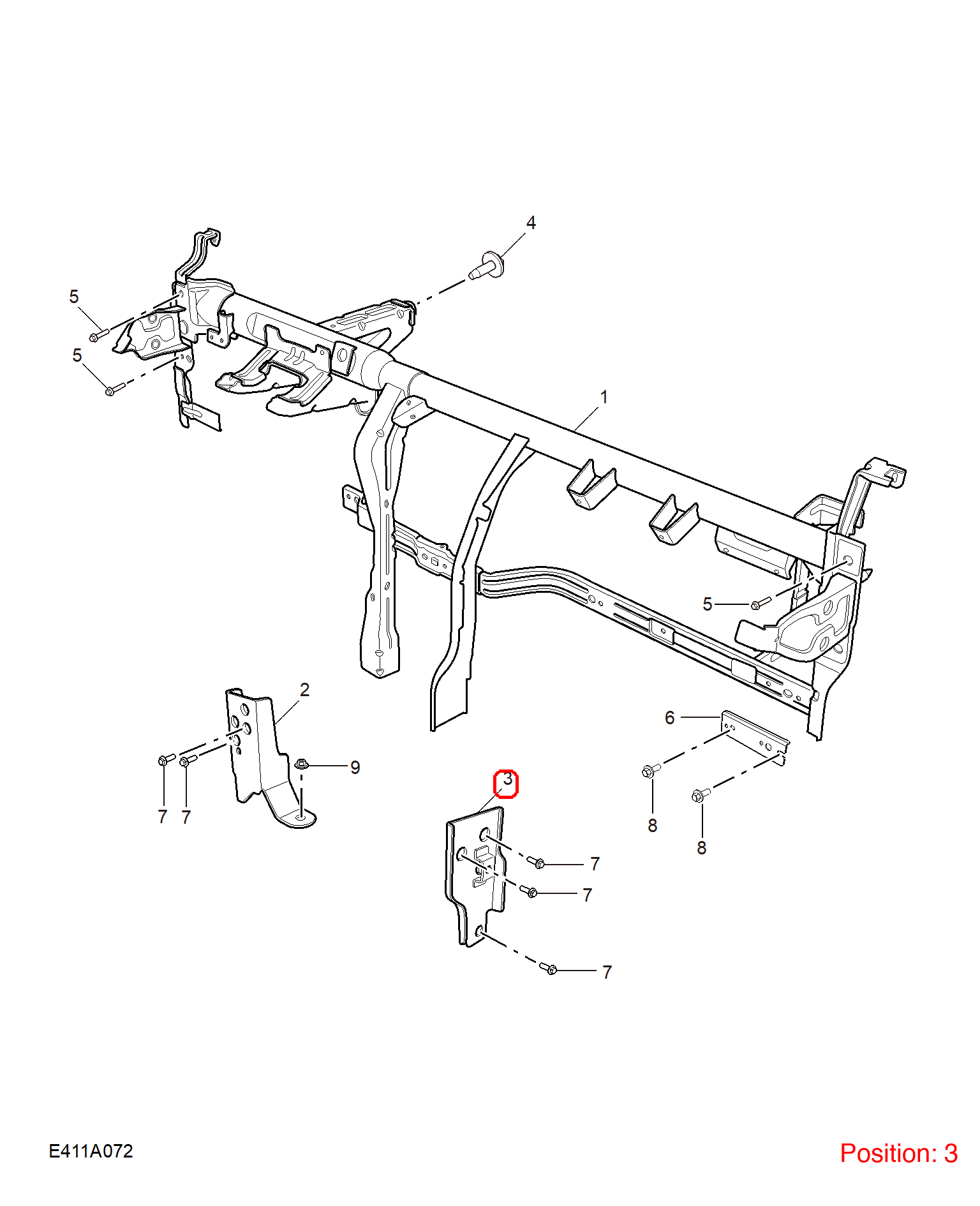 MG Bracket OEM 10745633 FOR MG 10745633-MG_OEM