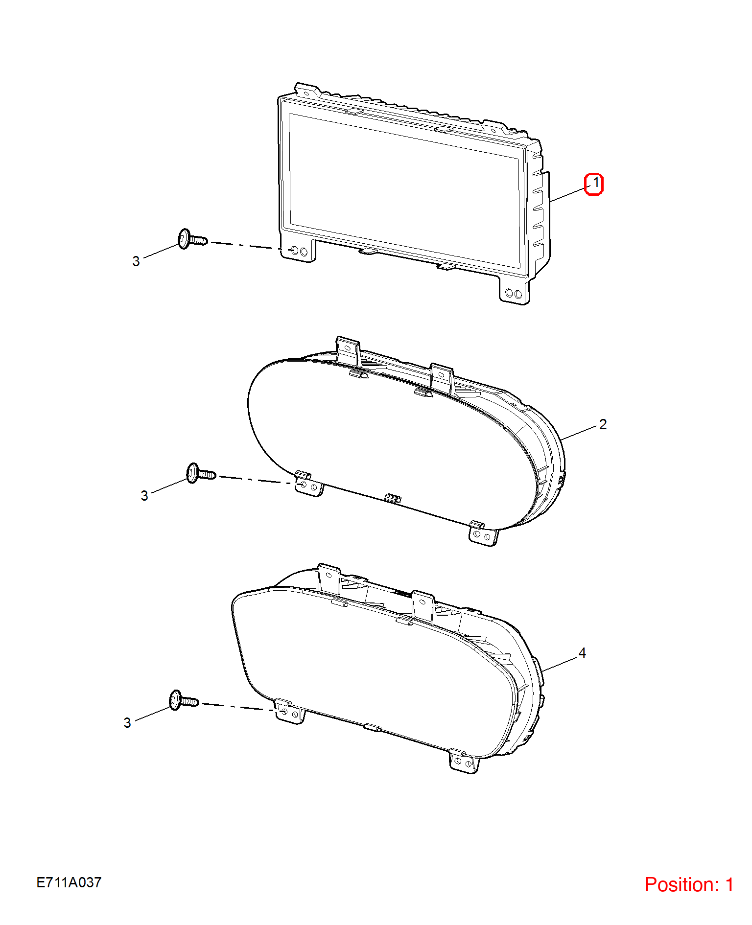 MG Combination instrument assembly OEM 10749046 FOR MG 10749046-MG_OEM