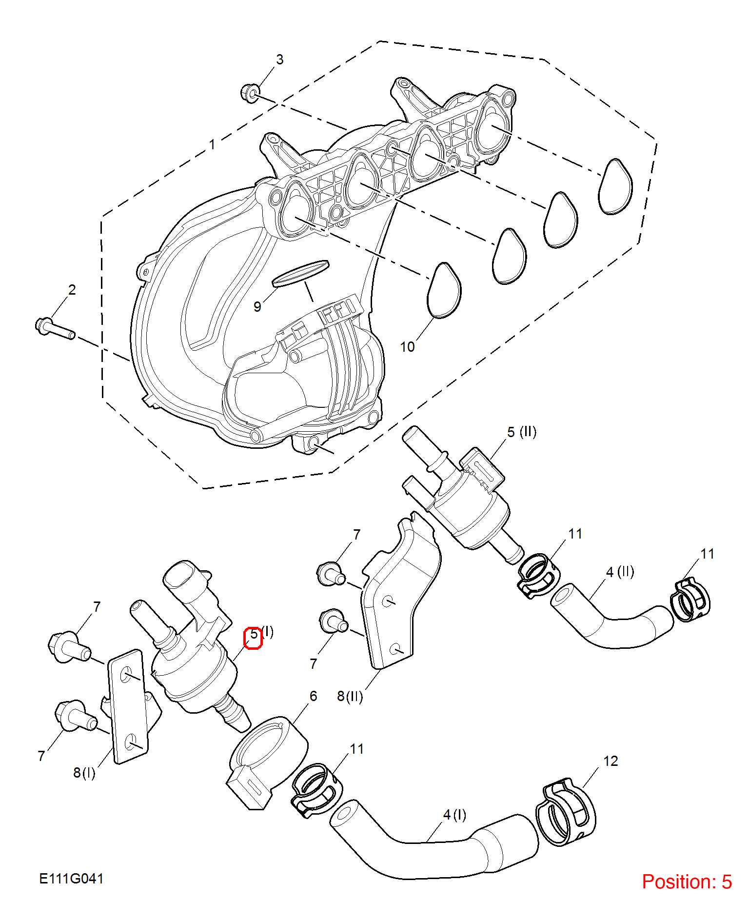 MG Fuel Tank Breather Valve OEM 10750147 FOR MG MG5 10750147-MG_OEM