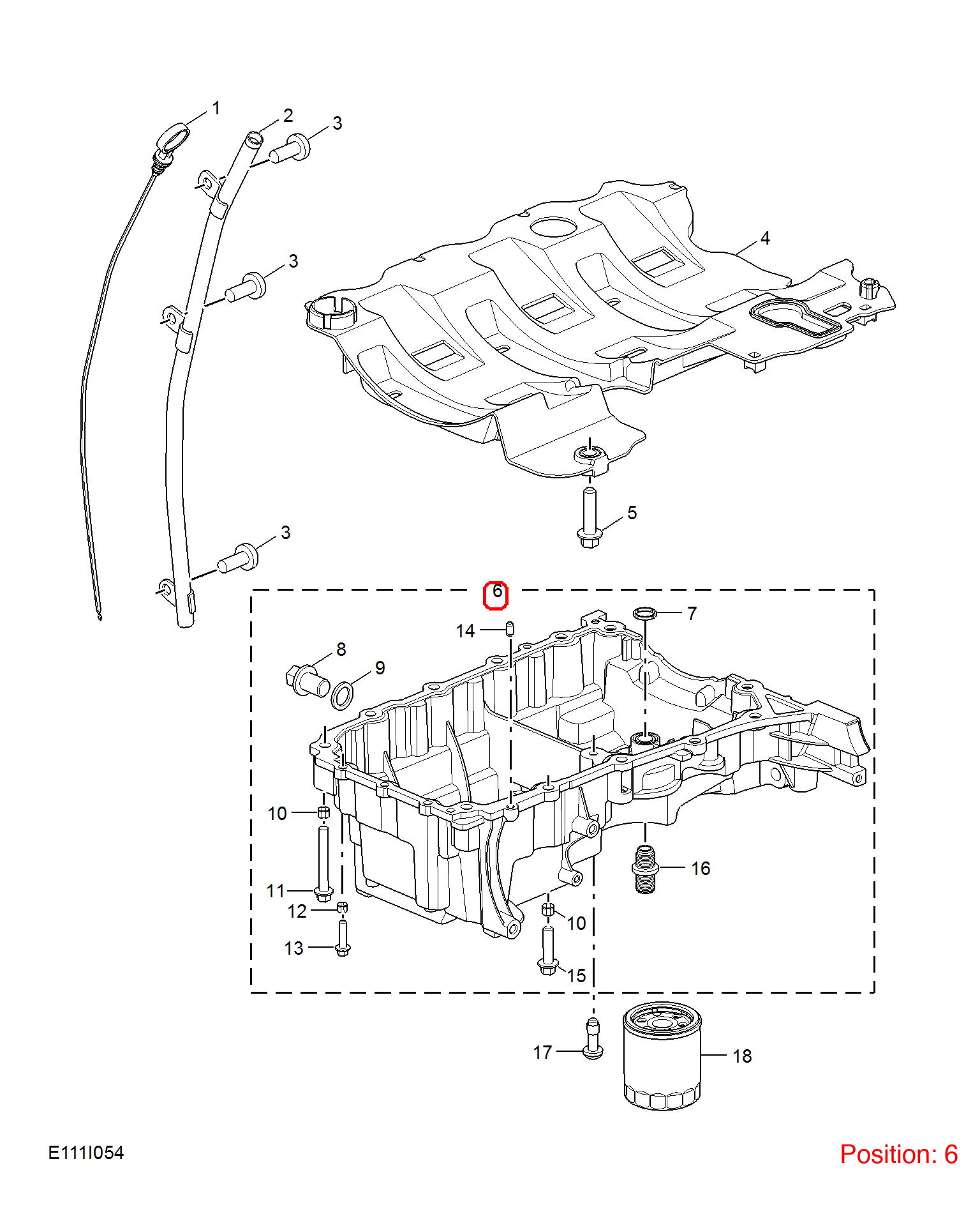 MG Engine oil pan OEM 10764507 FOR MG5 10764507-MG_OEM