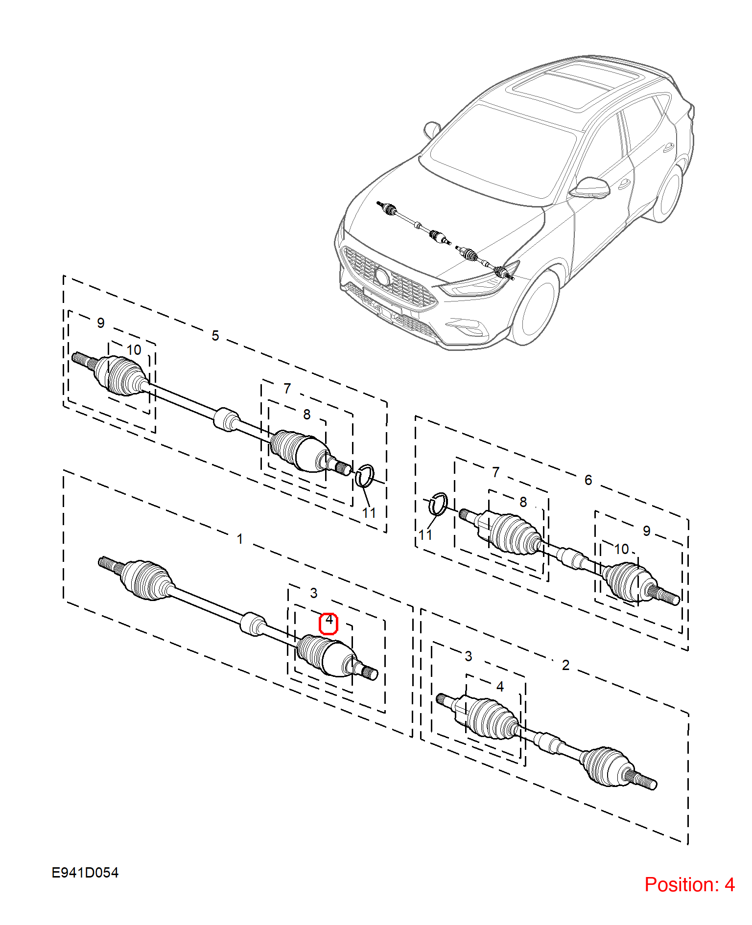 MG CV Boot OEM 10766844 FOR MG 10766844-MG_OEM