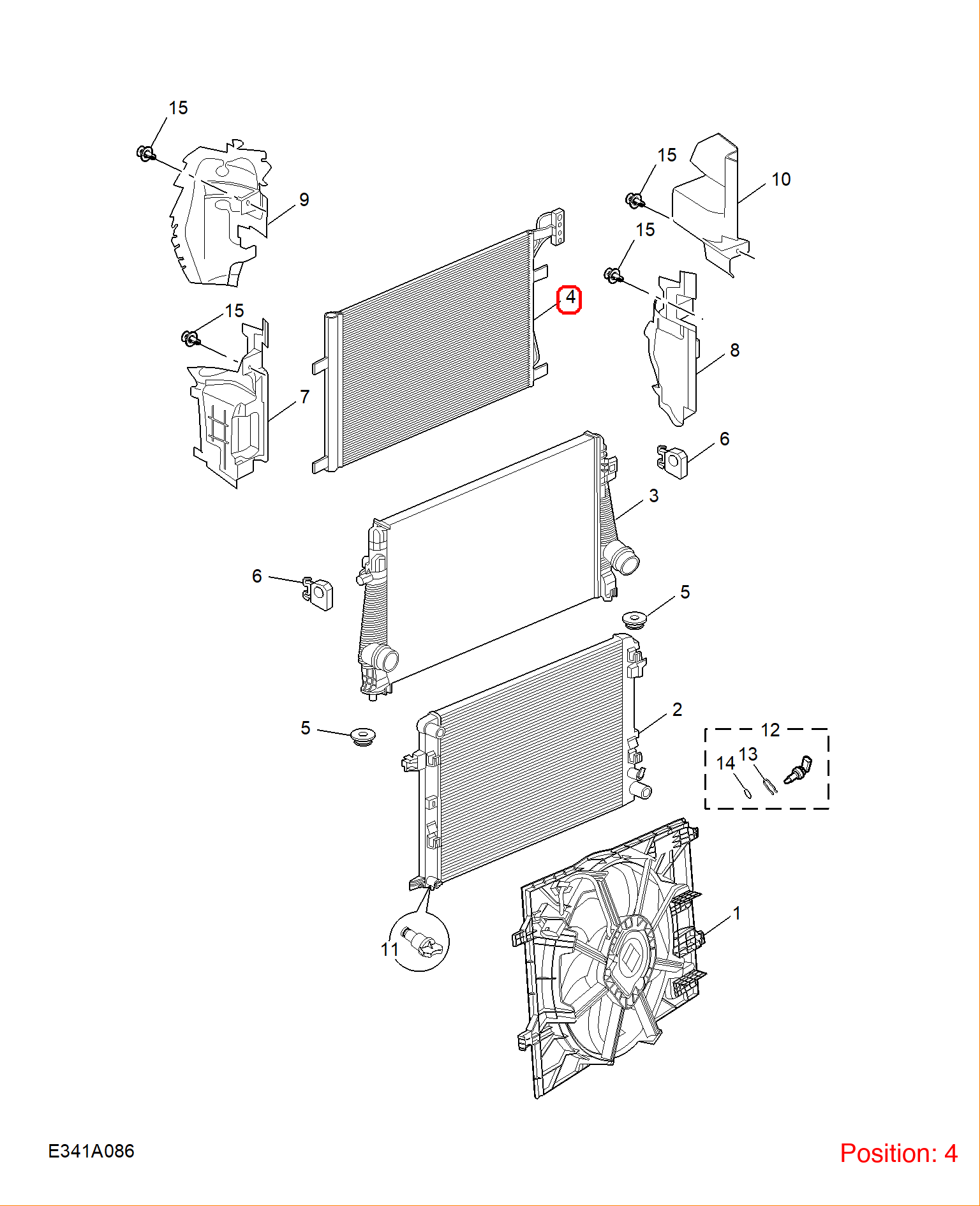 MG Condenser OEM 10769599 FOR MG5 MG MG6 10769599-MG_OEM
