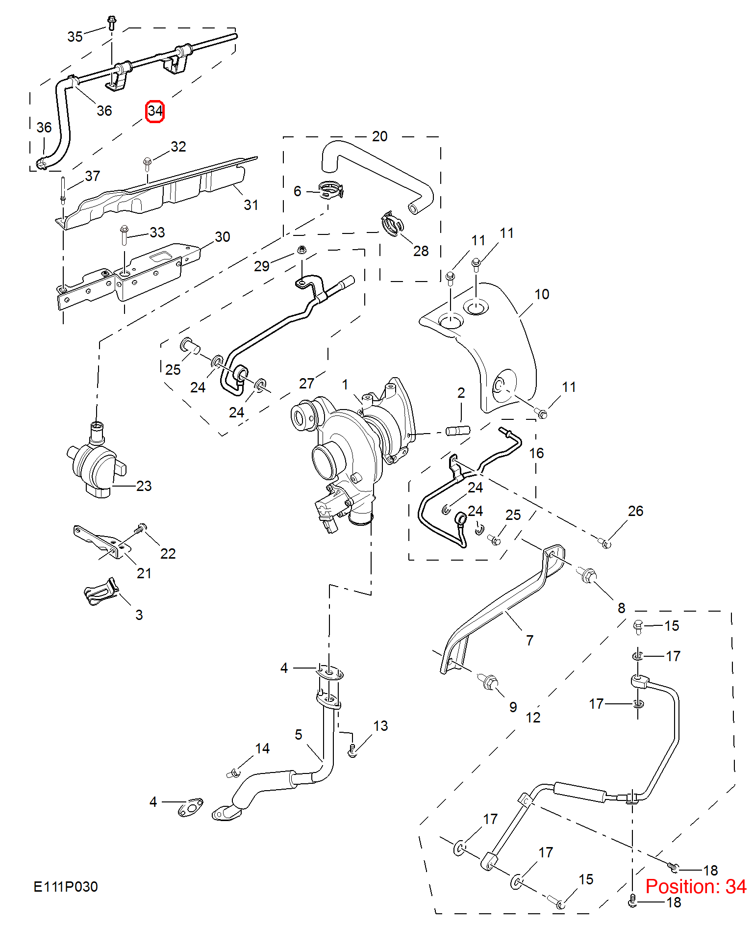MG Overflow Hose OEM 10788745 FOR MG 10788745-MG_OEM