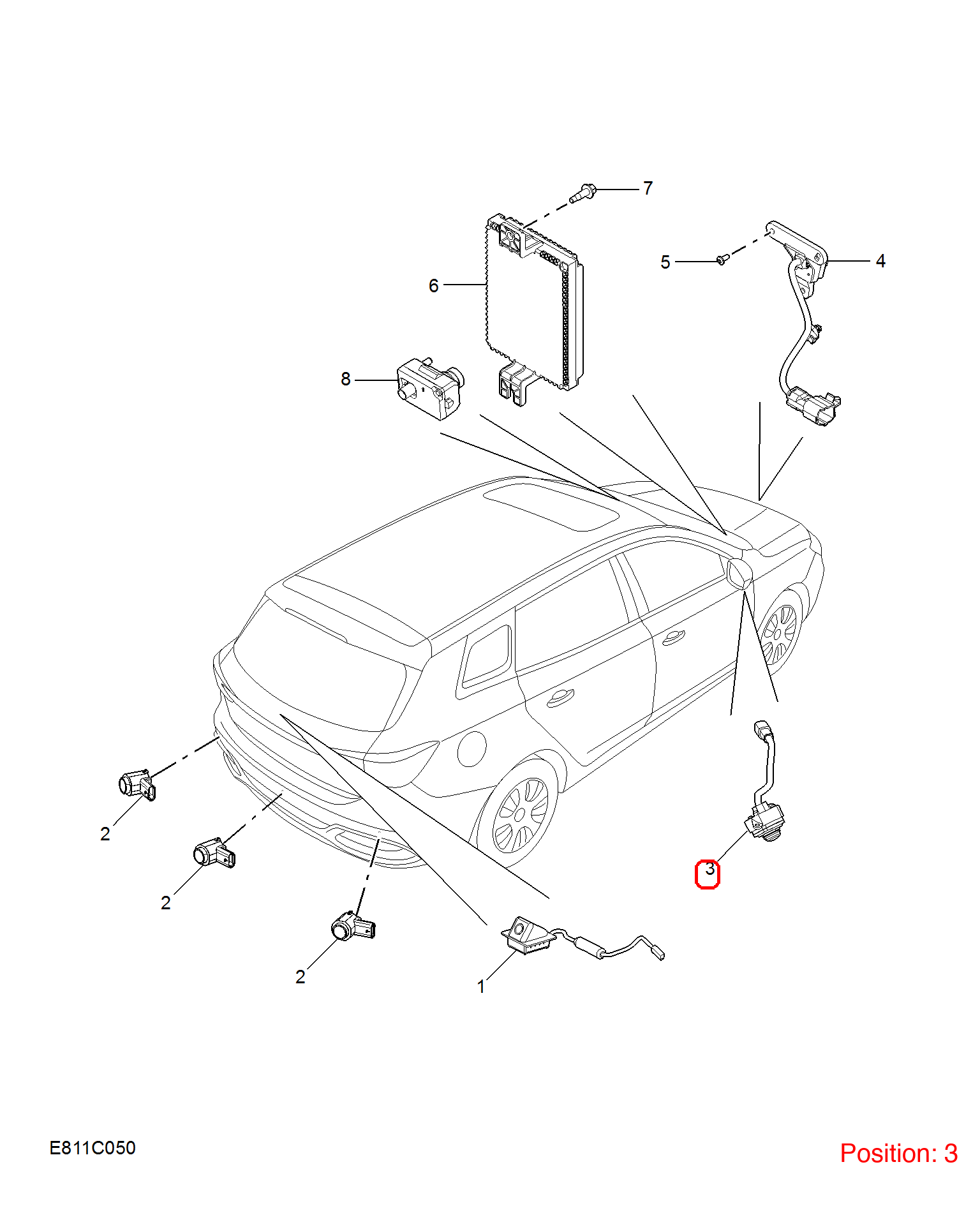 MG Camera OEM 10799319 FOR MG5 10799319-MG_OEM
