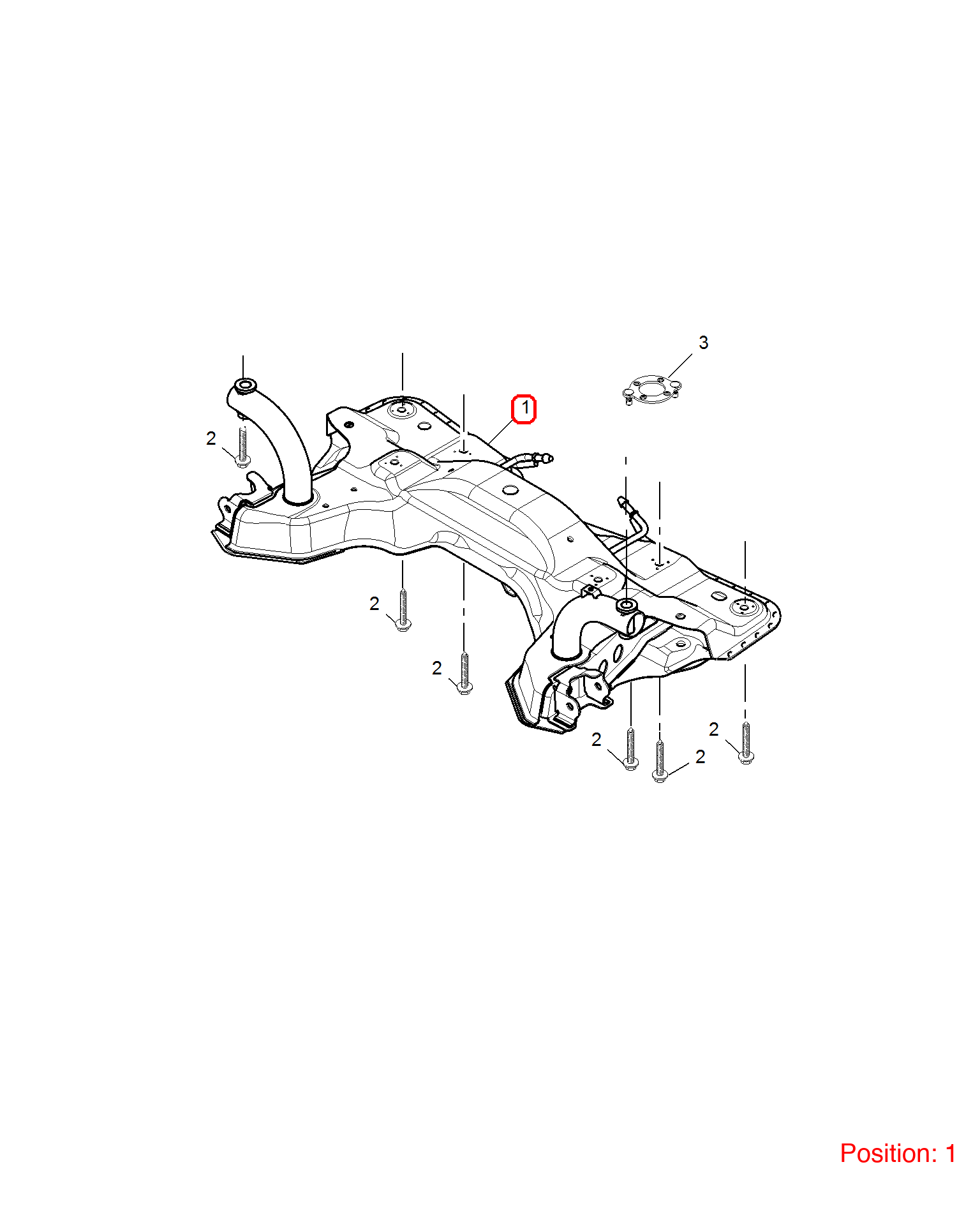 MG Front axle OEM 10801584 FOR MG 10801584-MG_OEM