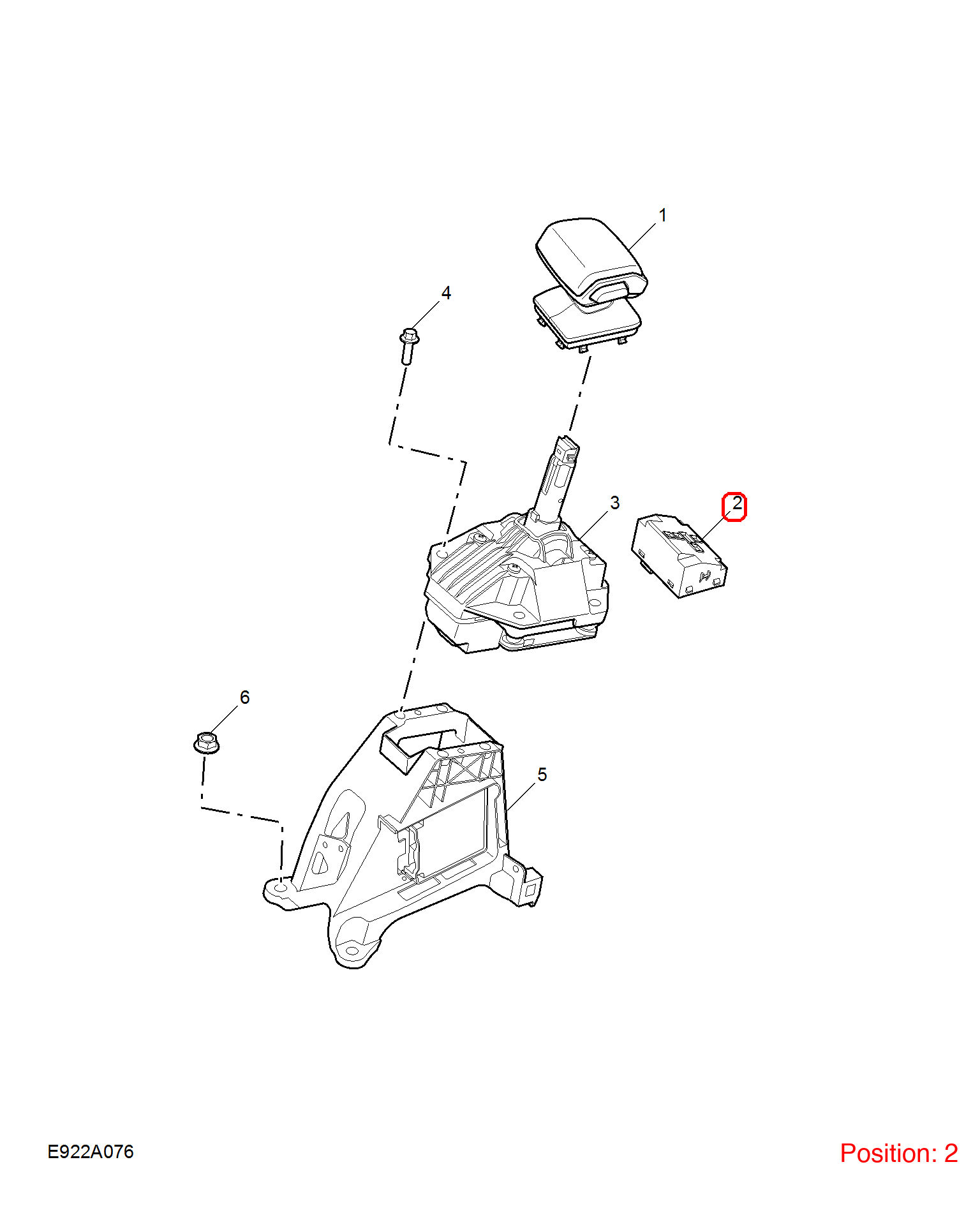MG Gear position display OEM 10806054 FOR MG5 10806054-MG_OEM