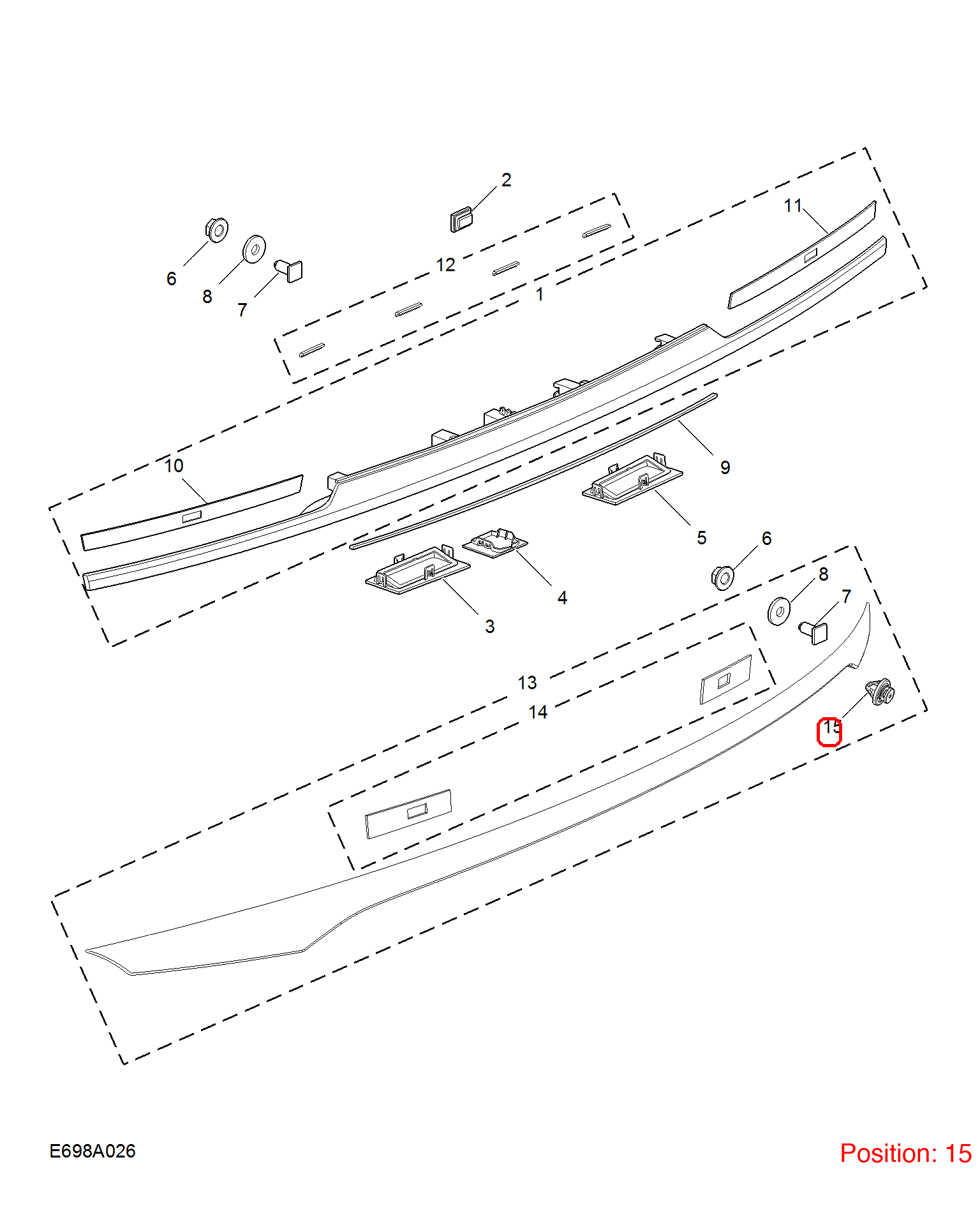MG Buckle OEM 10808520 FOR MG6 10808520-MG_OEM