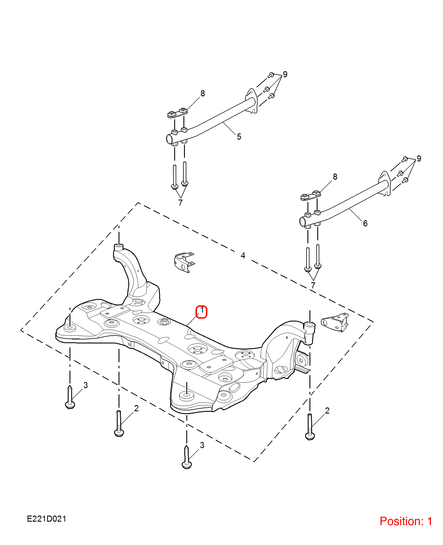 MG Front axle OEM 10810888 FOR MG5 MG6 10810888-MG_OEM