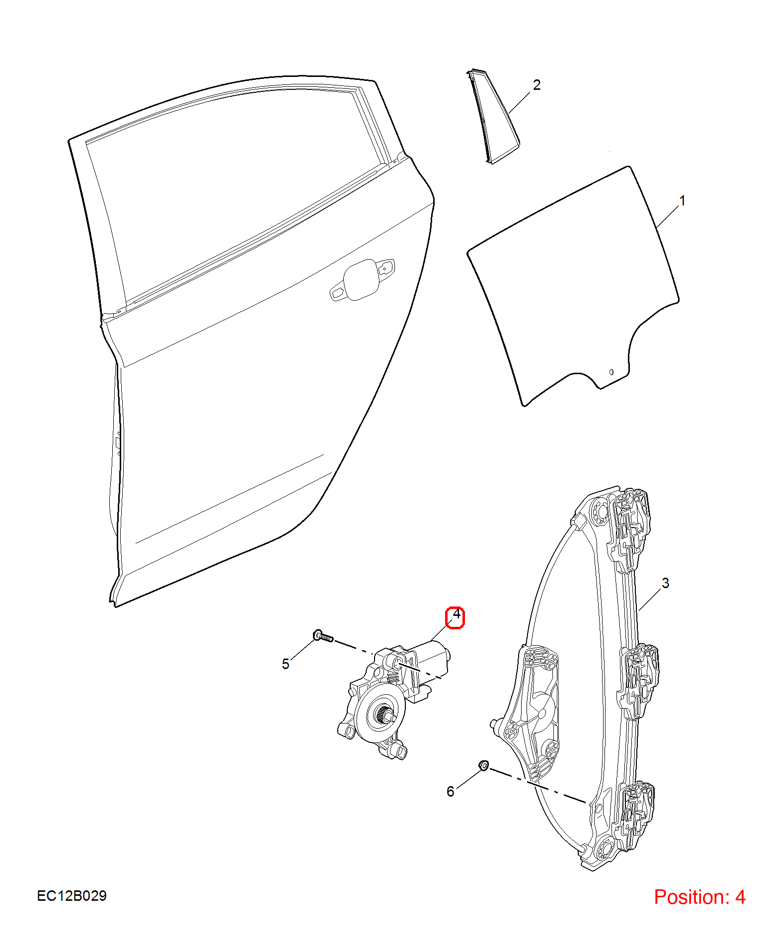 MG Window Lift Motor OEM 10817403 FOR MG 10817403-MG_OEM