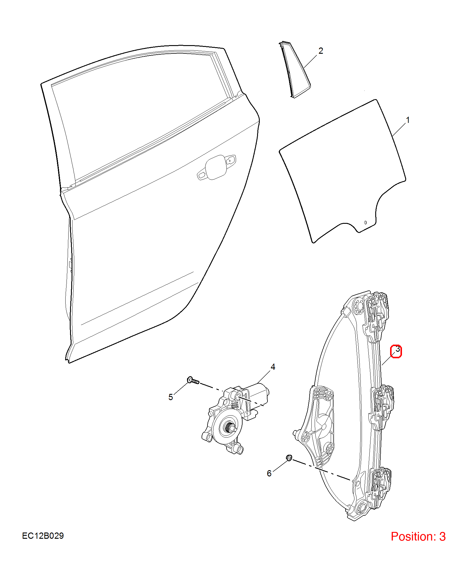 MG Window Regulator OEM 10817404 FOR MG 10817404-MG_OEM