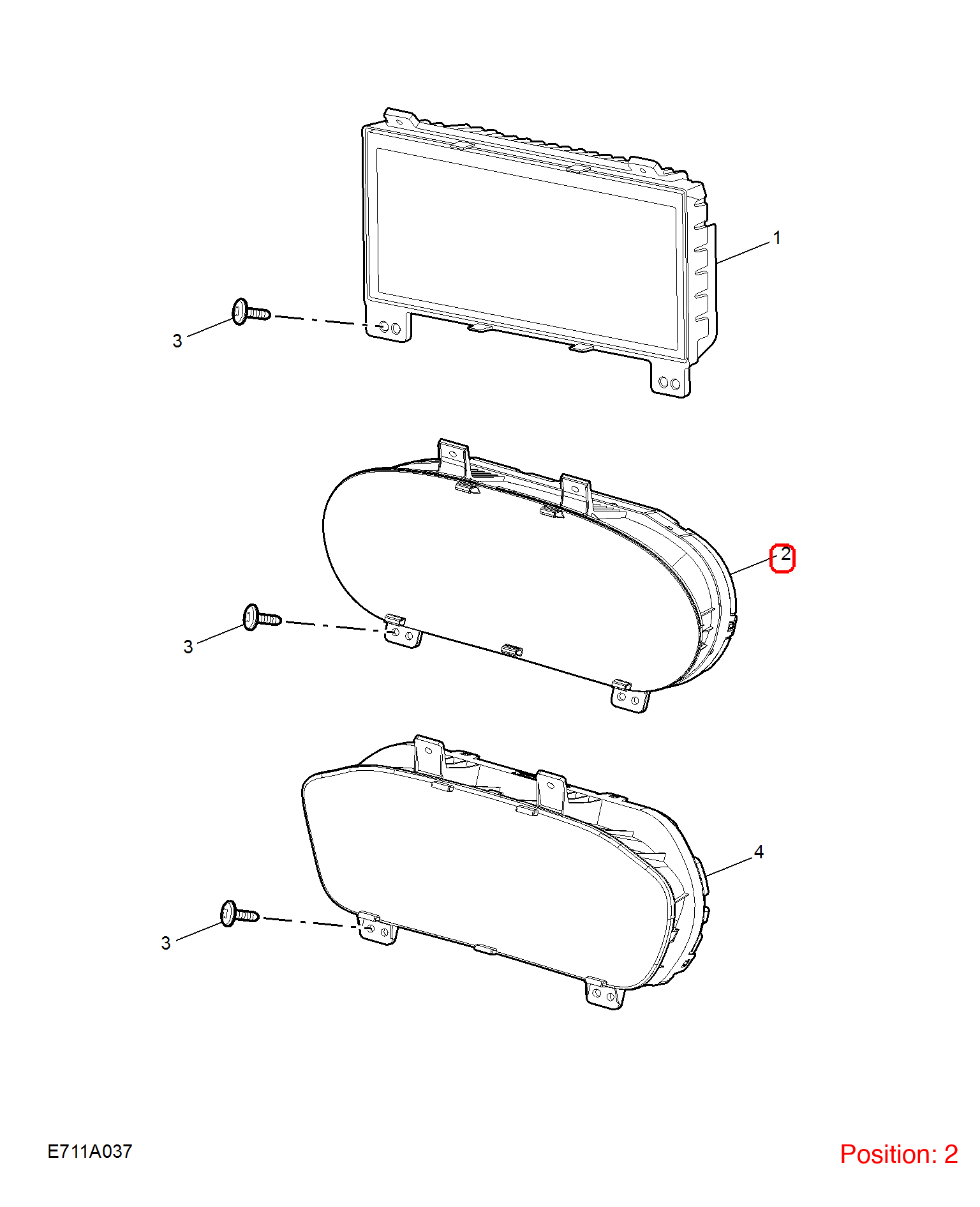 MG Combination instrument assembly OEM 10828229 FOR MG 10828229-MG_OEM