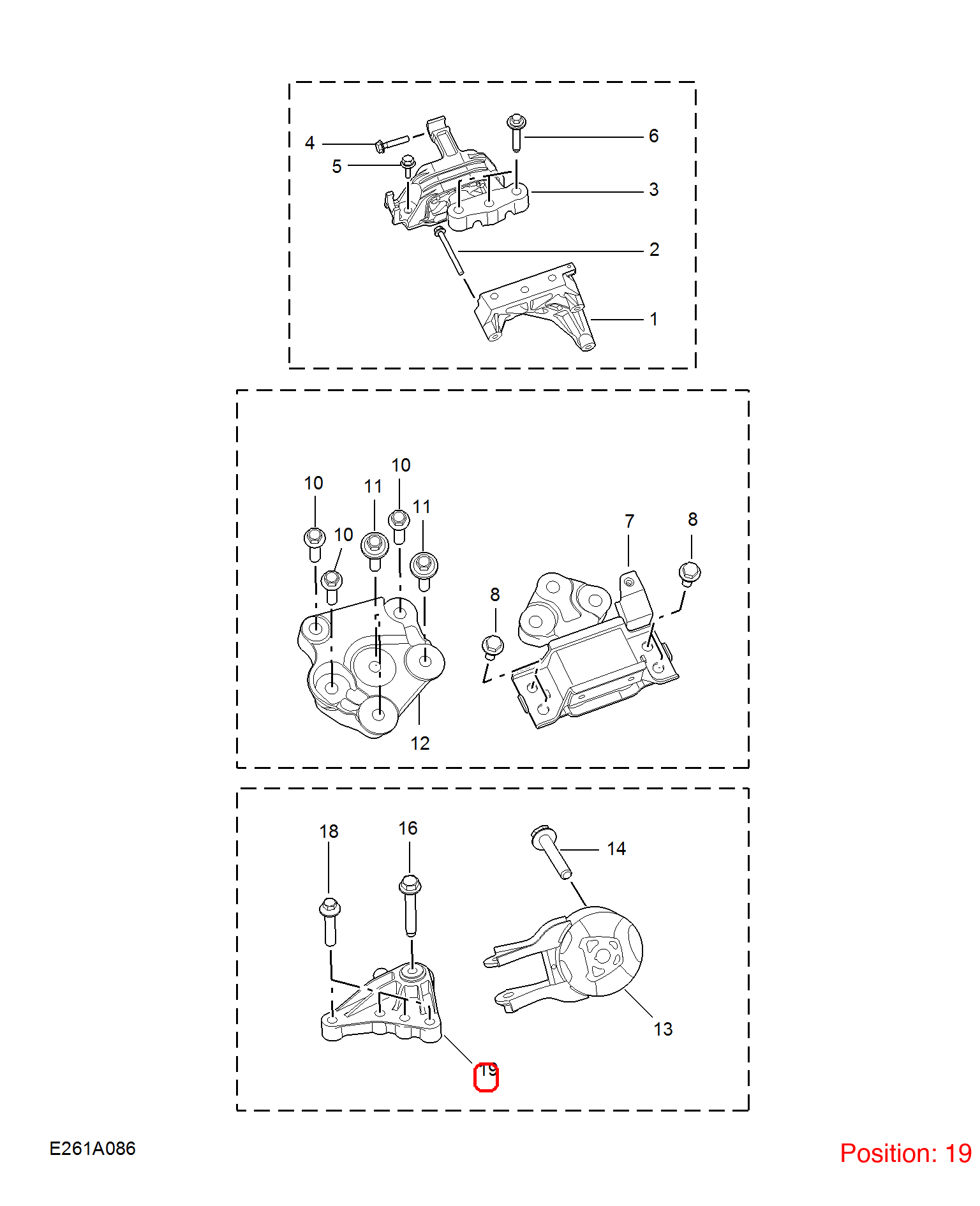 MG Engine mount bracket OEM 10830741 FOR MG5 MG 10830741-MG_OEM