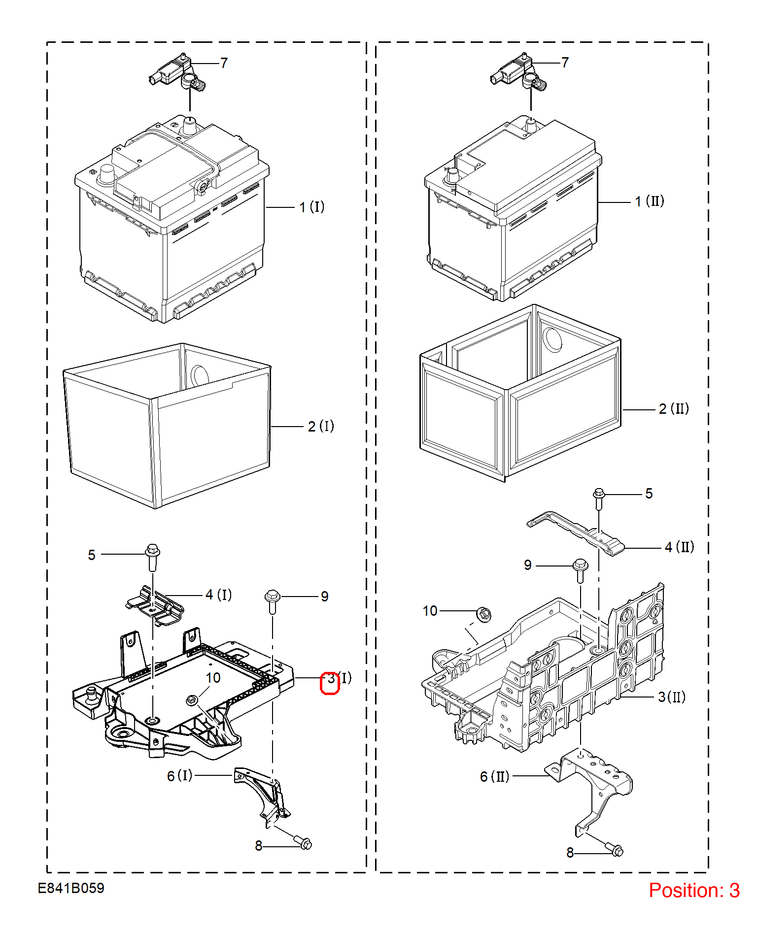 MG Battery base OEM 10857408 FOR MG5 10857408-MG_OEM