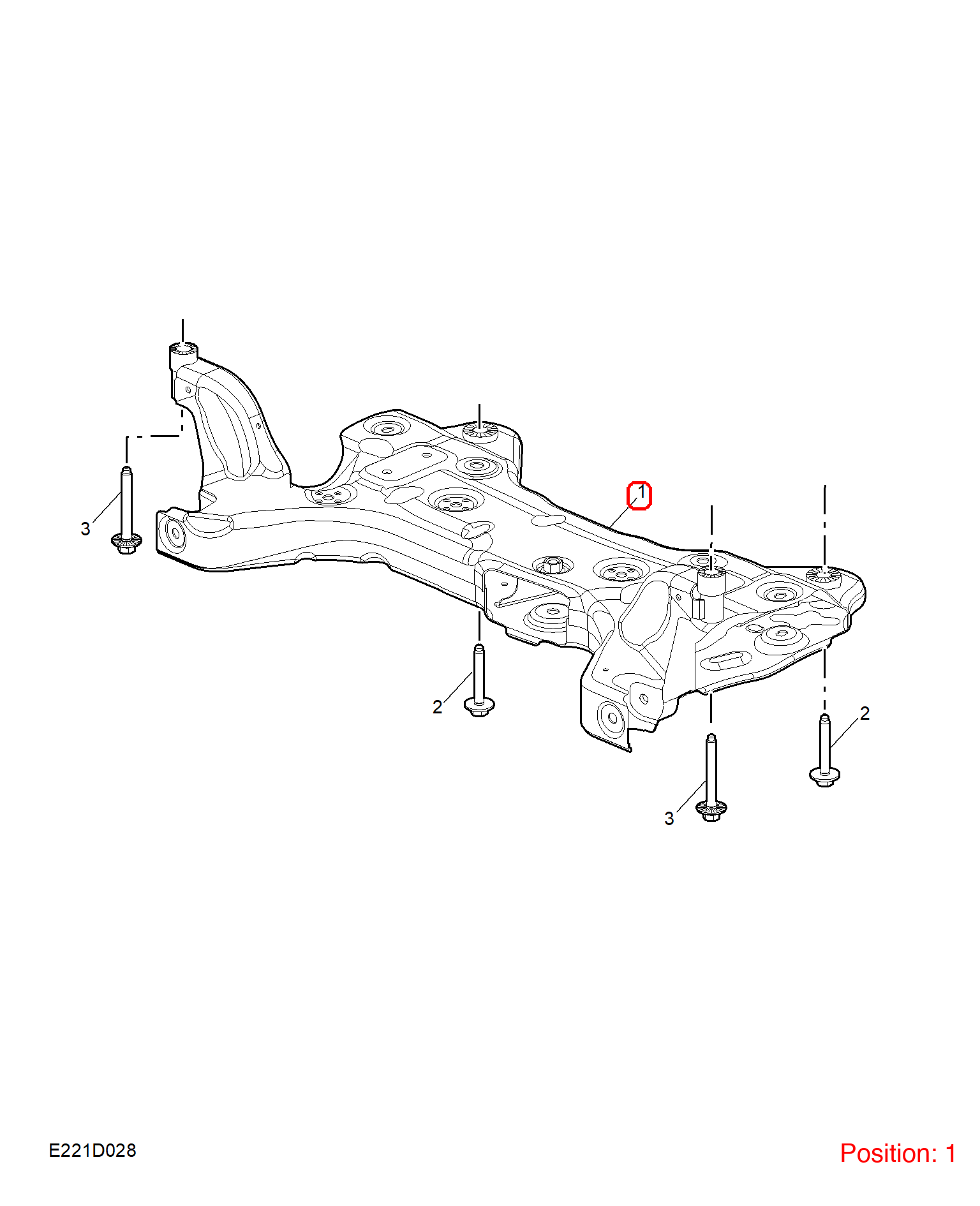 MG Front axle OEM 10859050 FOR MG5 10859050-MG_OEM