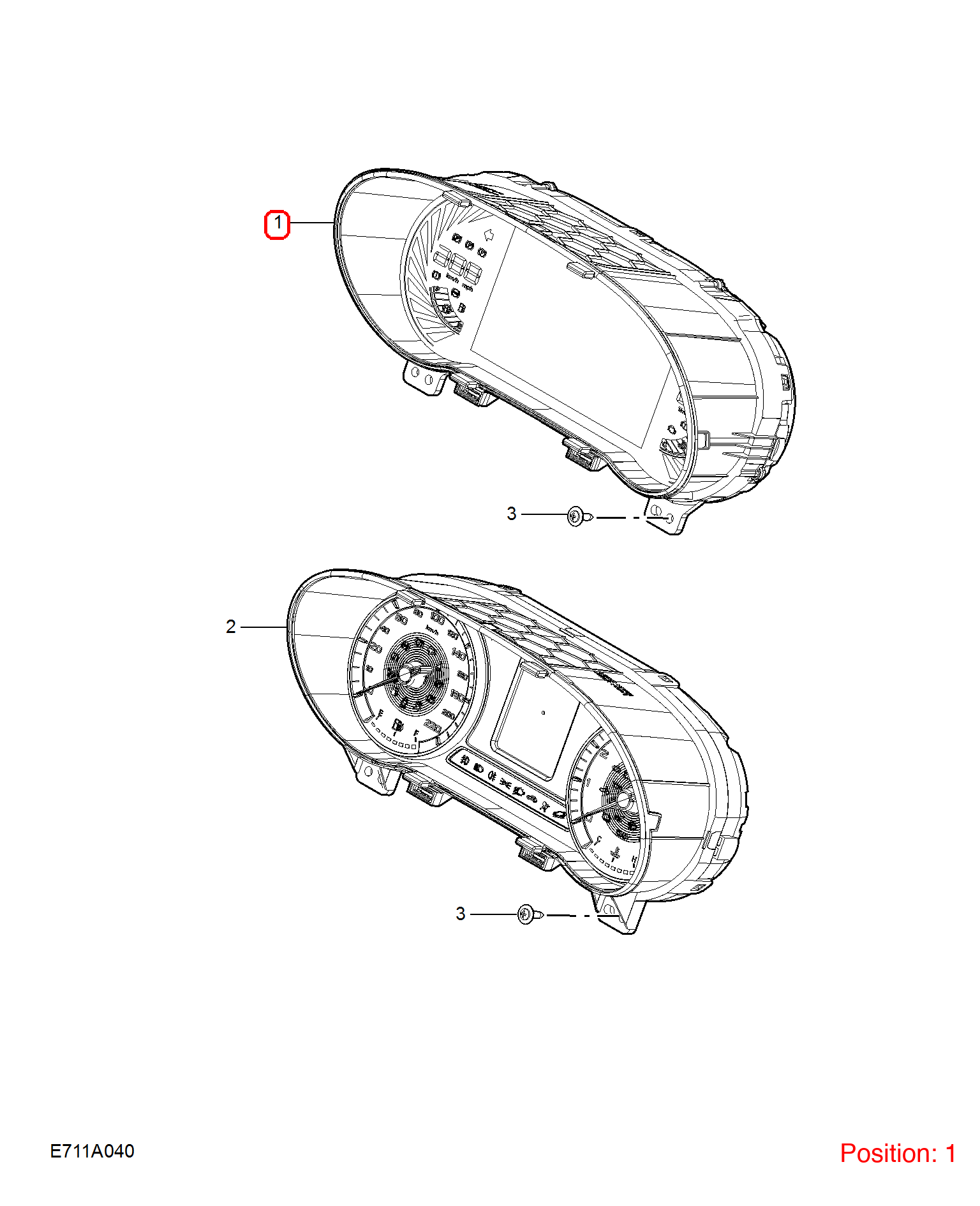 MG Combination instrument assembly OEM 10859759 FOR MG 10859759-MG_OEM