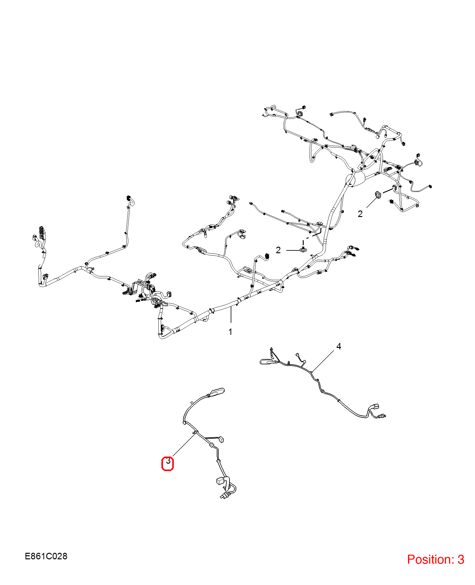 MG Wire harness OEM 10866843 FOR MG6 10866843-MG_OEM