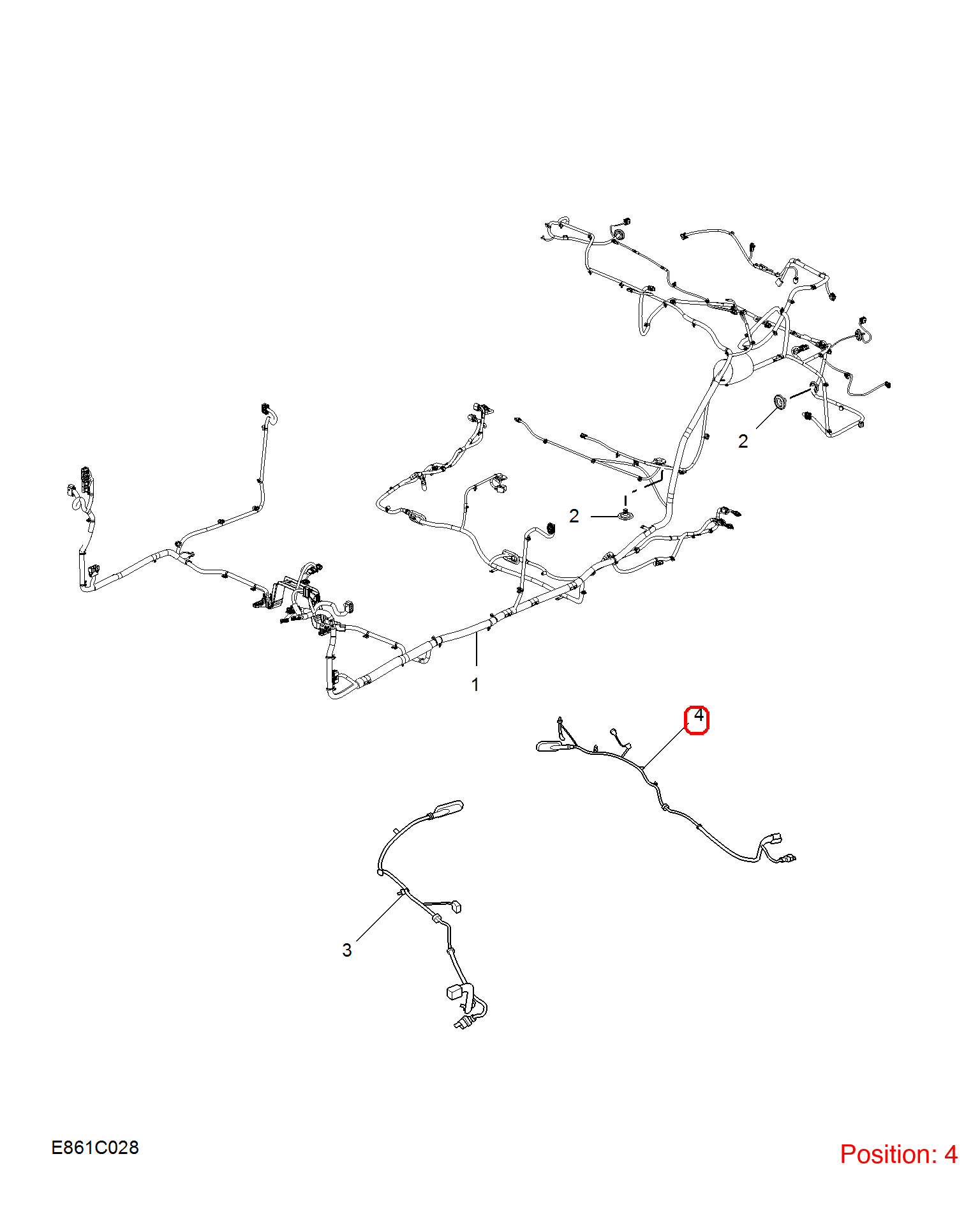 MG Wire harness OEM 10866846 FOR MG6 10866846-MG_OEM