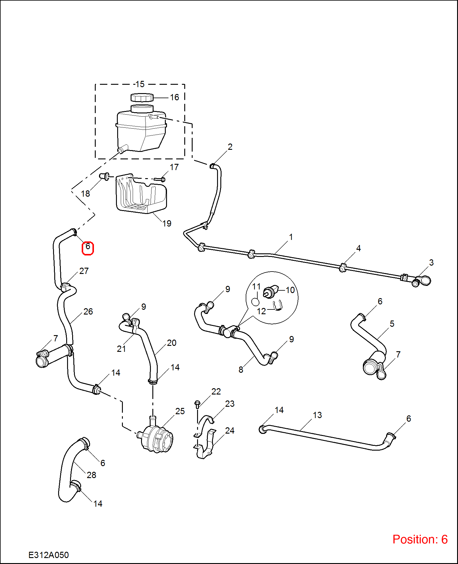 MG Clamp OEM 10880023 FOR MG5 MG 10880023-MG_OEM