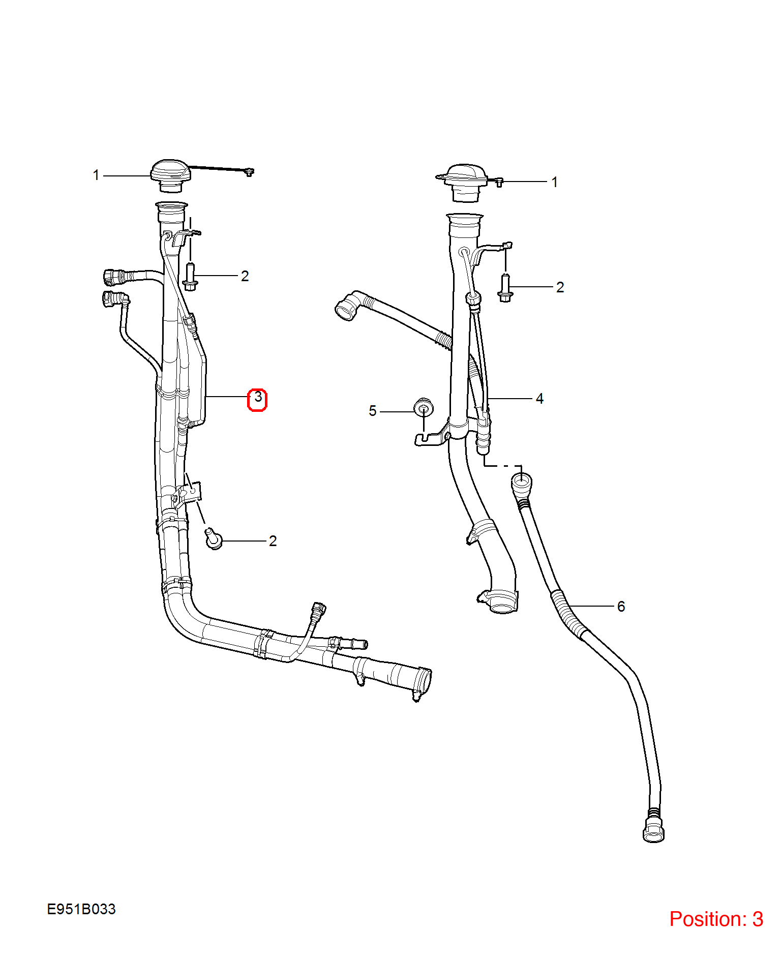 MG Fuel filling pipe OEM 10882117 FOR MG 10882117-MG_OEM