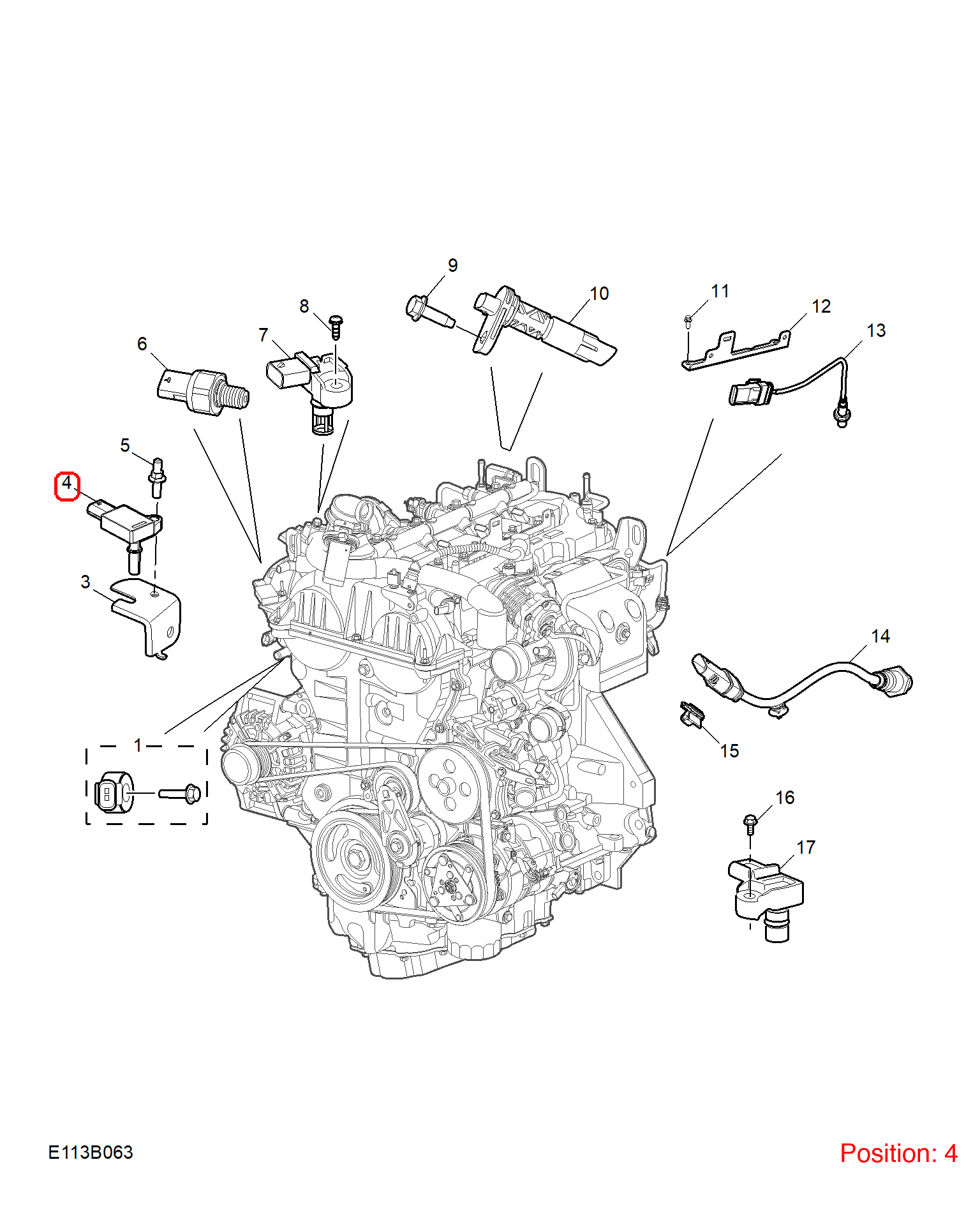 MG Fuel Tank Breather Valve OEM 10883519 FOR MG MG5 MG6 10883519-MG_OEM