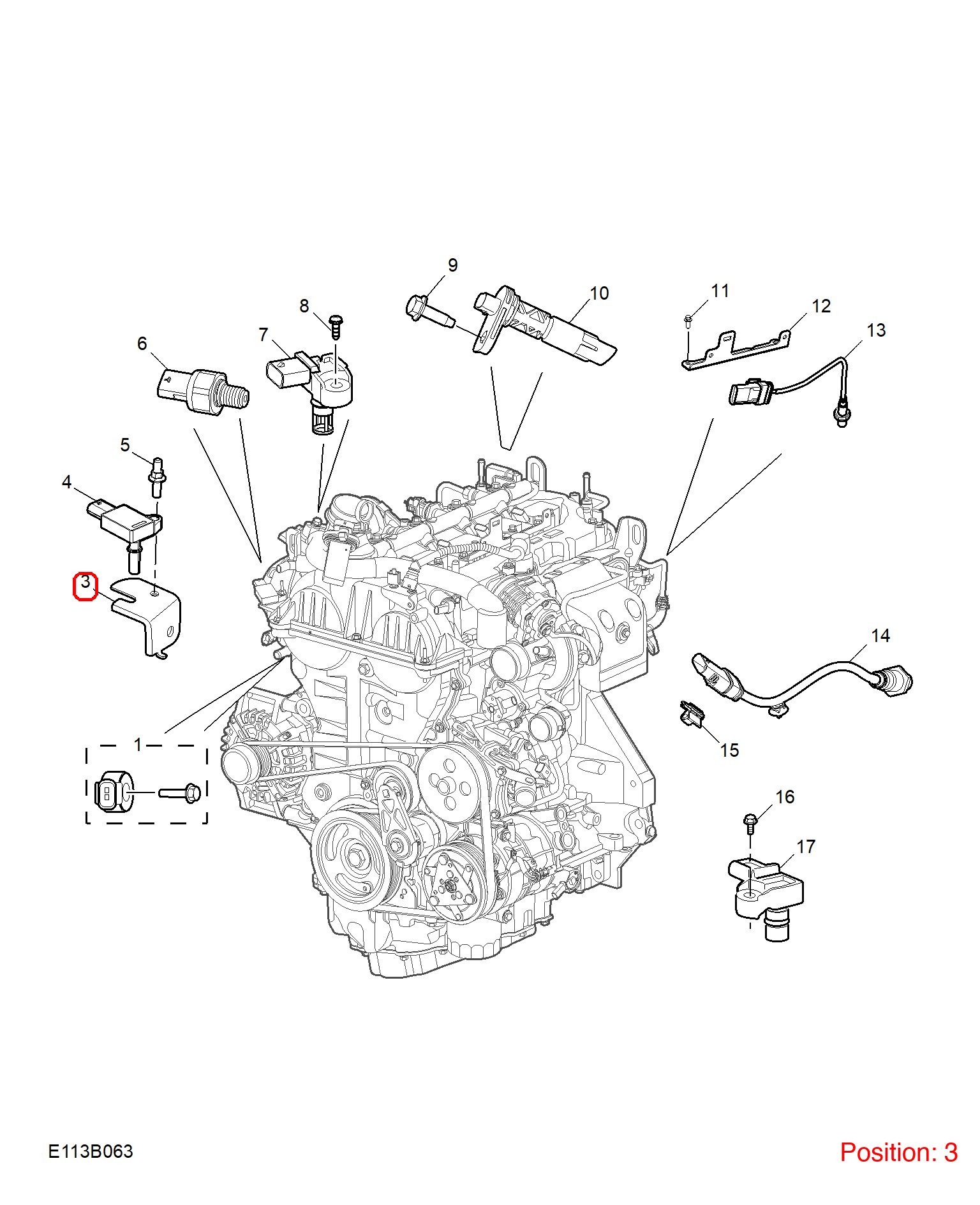 MG Bracket OEM 10883579 FOR MG MG5 MG6 10883579-MG_OEM