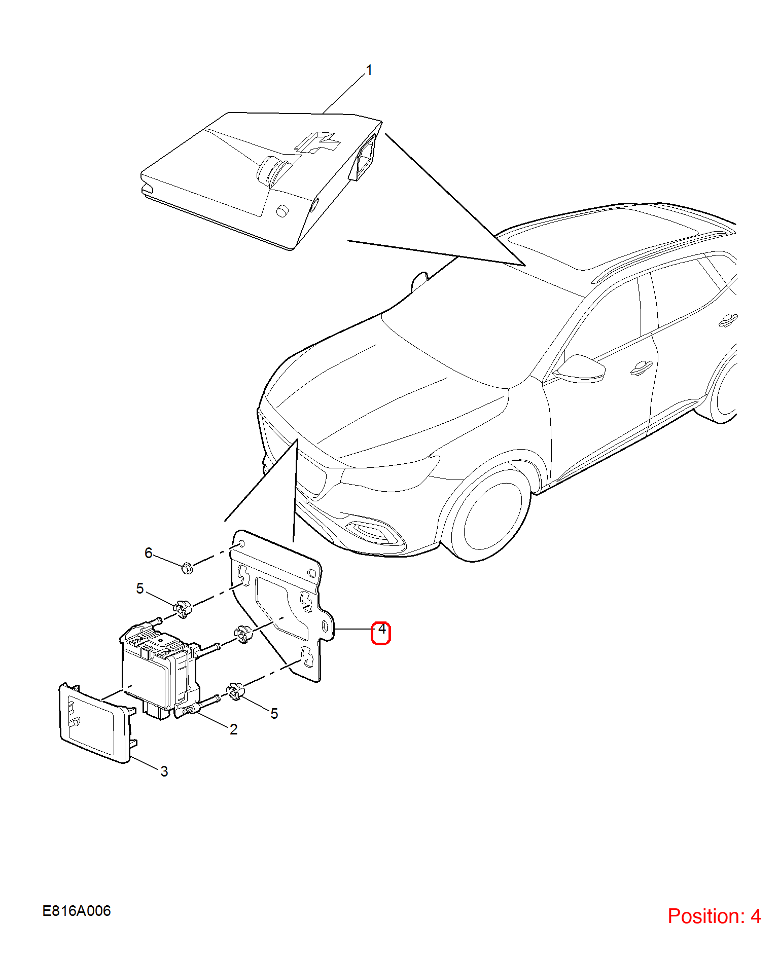 MG Cruise computer bracket OEM 10887843 FOR MG 10887843-MG_OEM