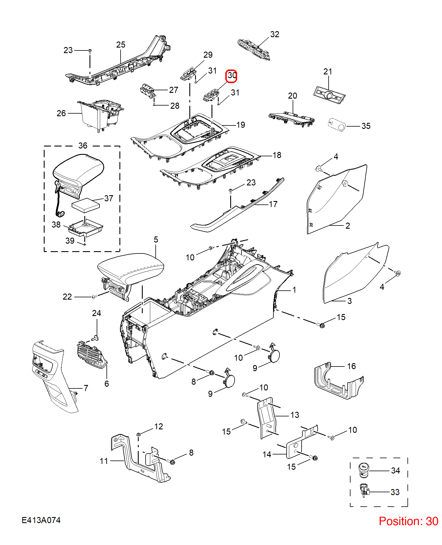 MG Multifunction switch OEM 10895633 FOR MG 10895633-MG_OEM