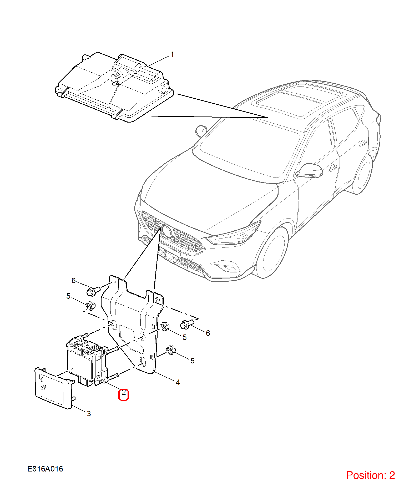 MG Cruise computer bracket OEM 10897730 FOR MG 10897730-MG_OEM