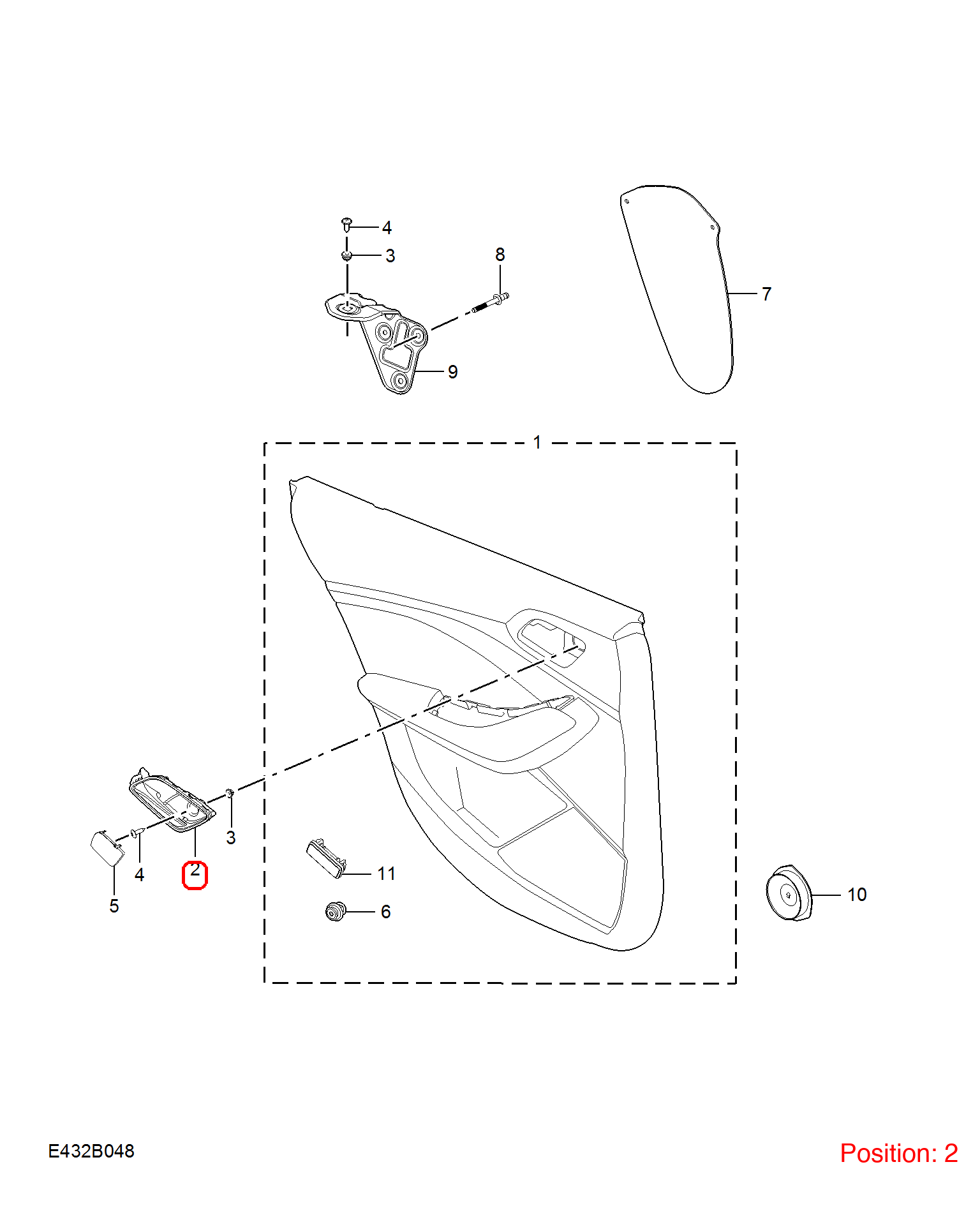 MG Door handle OEM 10909014NBC FOR MG5 MG 10909014NBC-MG_OEM